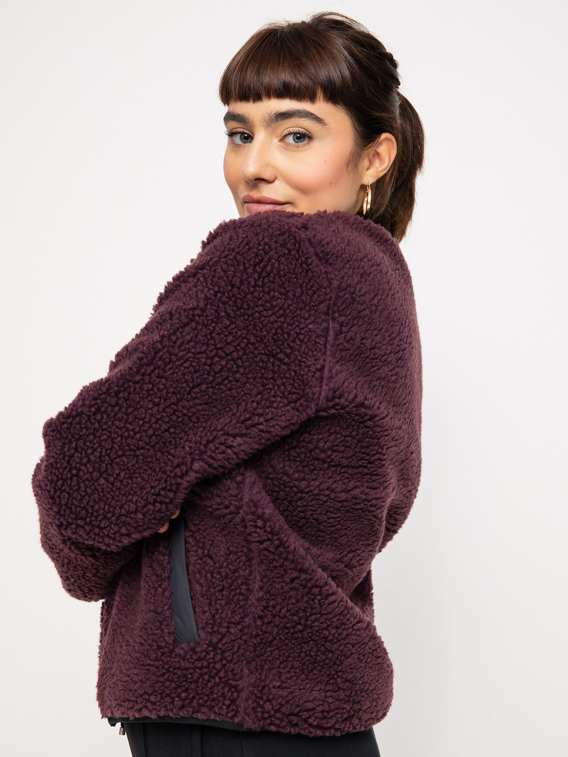Kurtka Carhartt WIP Janet Liner Wmn (dark plum/black)
