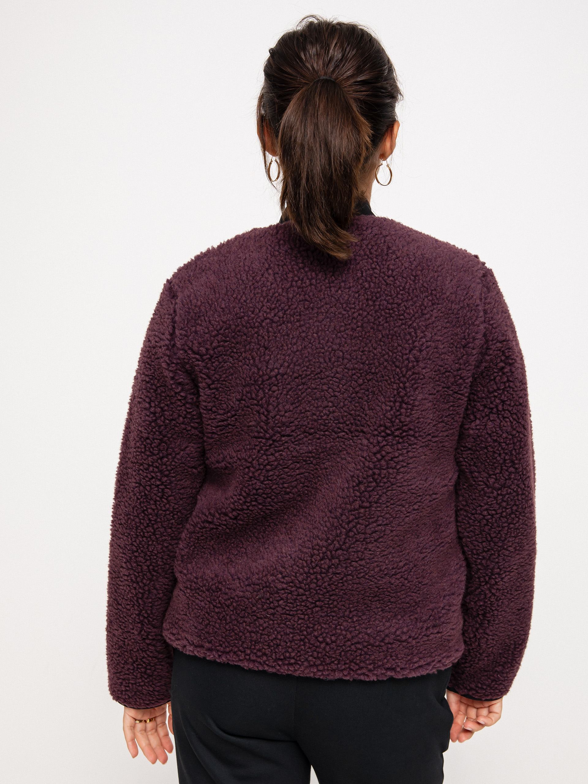 Kurtka Carhartt WIP Janet Liner Wmn (dark plum/black)