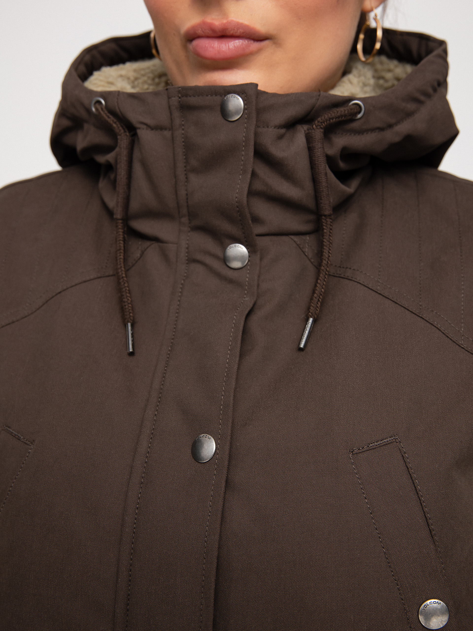 Kurtka Volcom Walk On By 5K Parka Wmn (espresso)