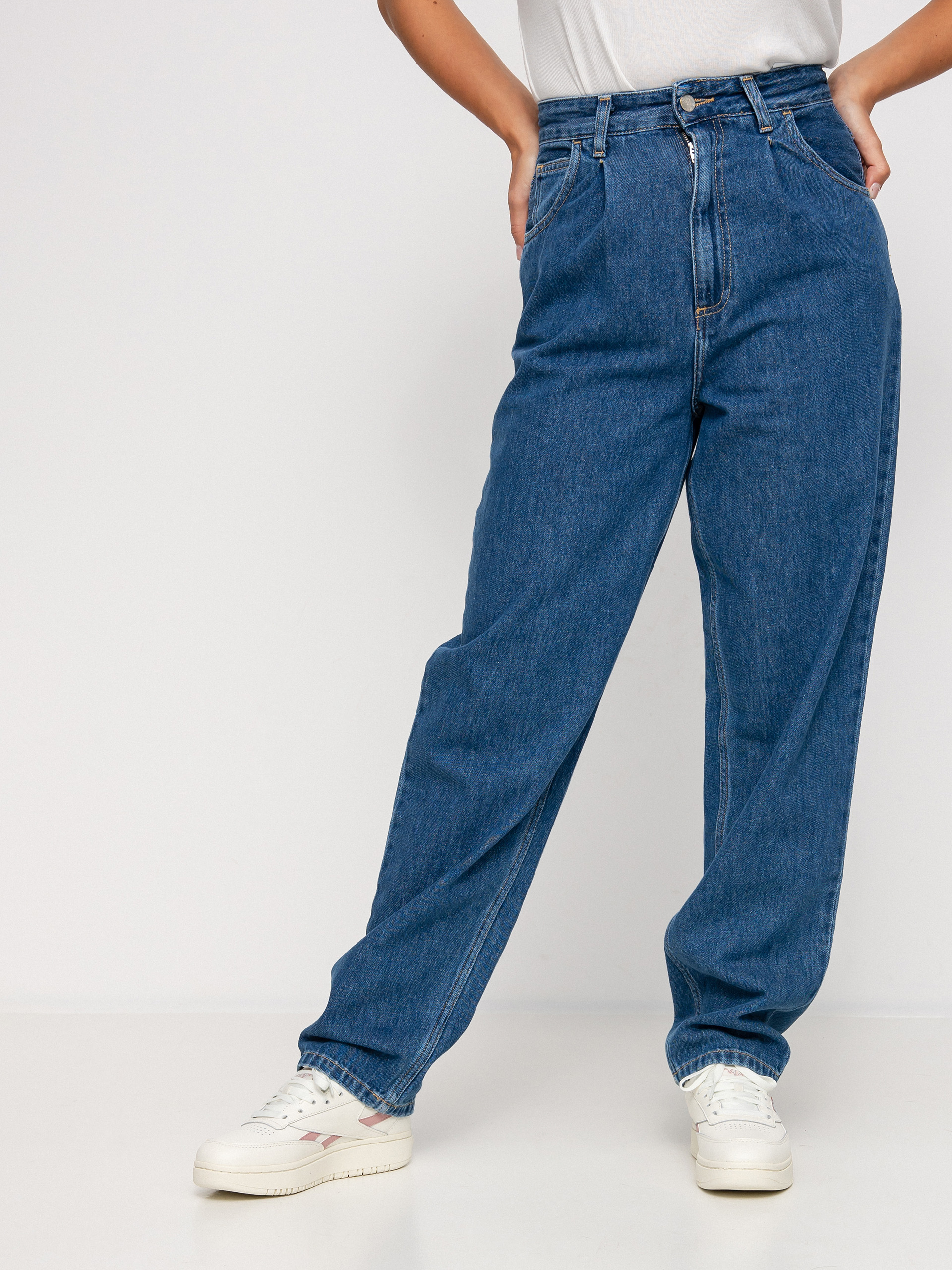 Spodnie Carhartt WIP Stayton Wmn (blue)