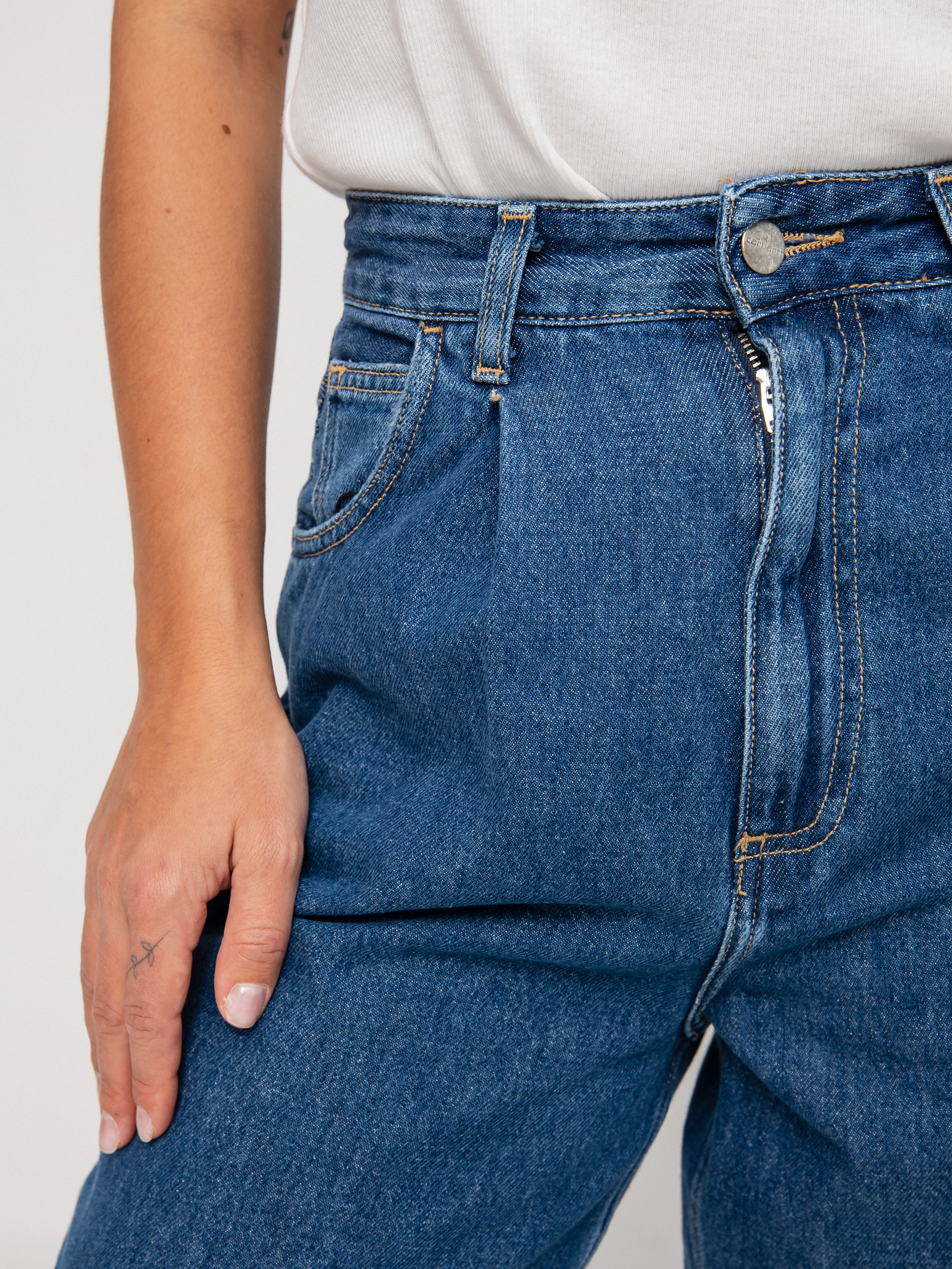 Spodnie Carhartt WIP Stayton Wmn (blue)