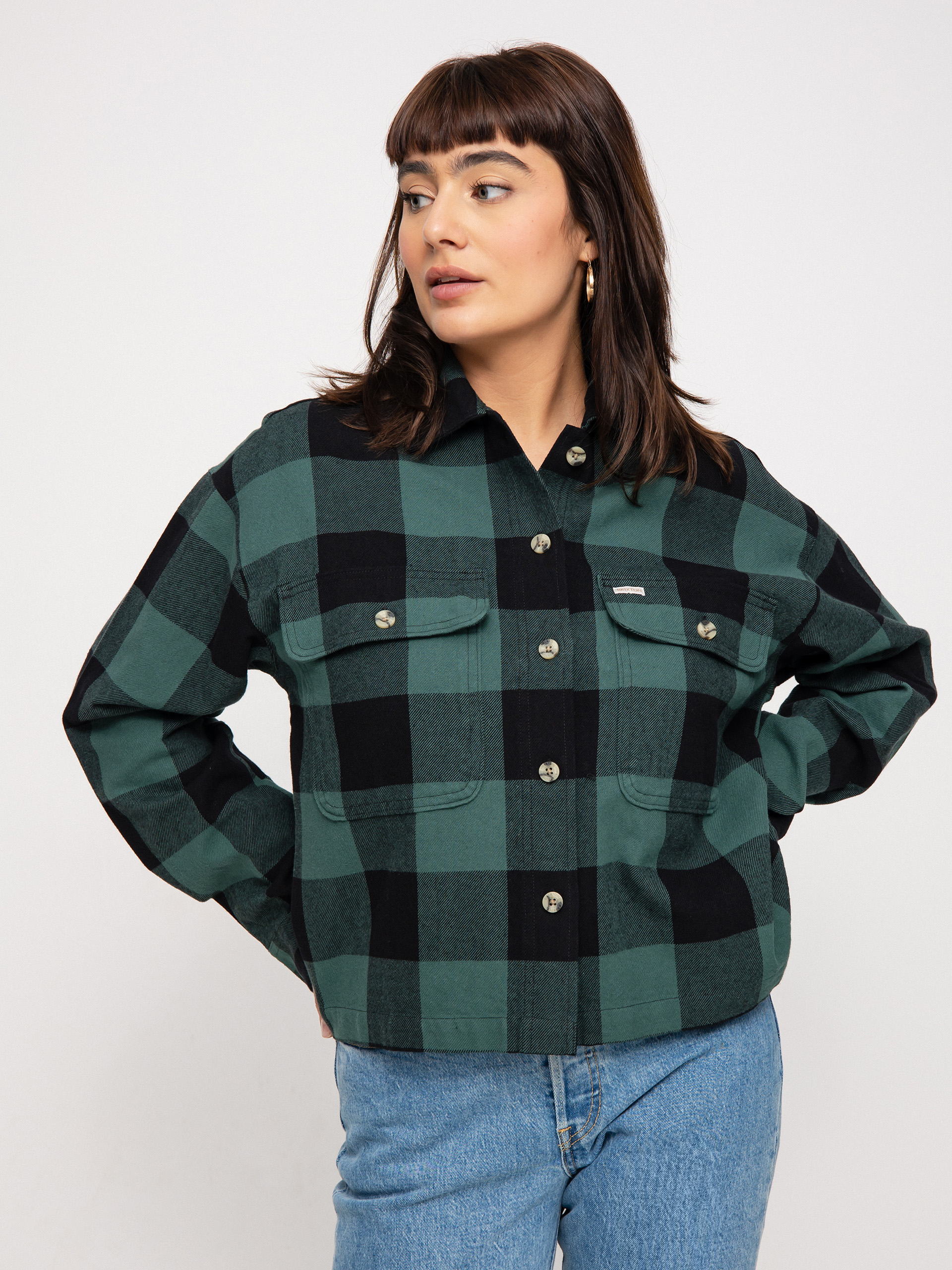 Koszula Brixton Bowery Flannel Ls Wmn (emerald)