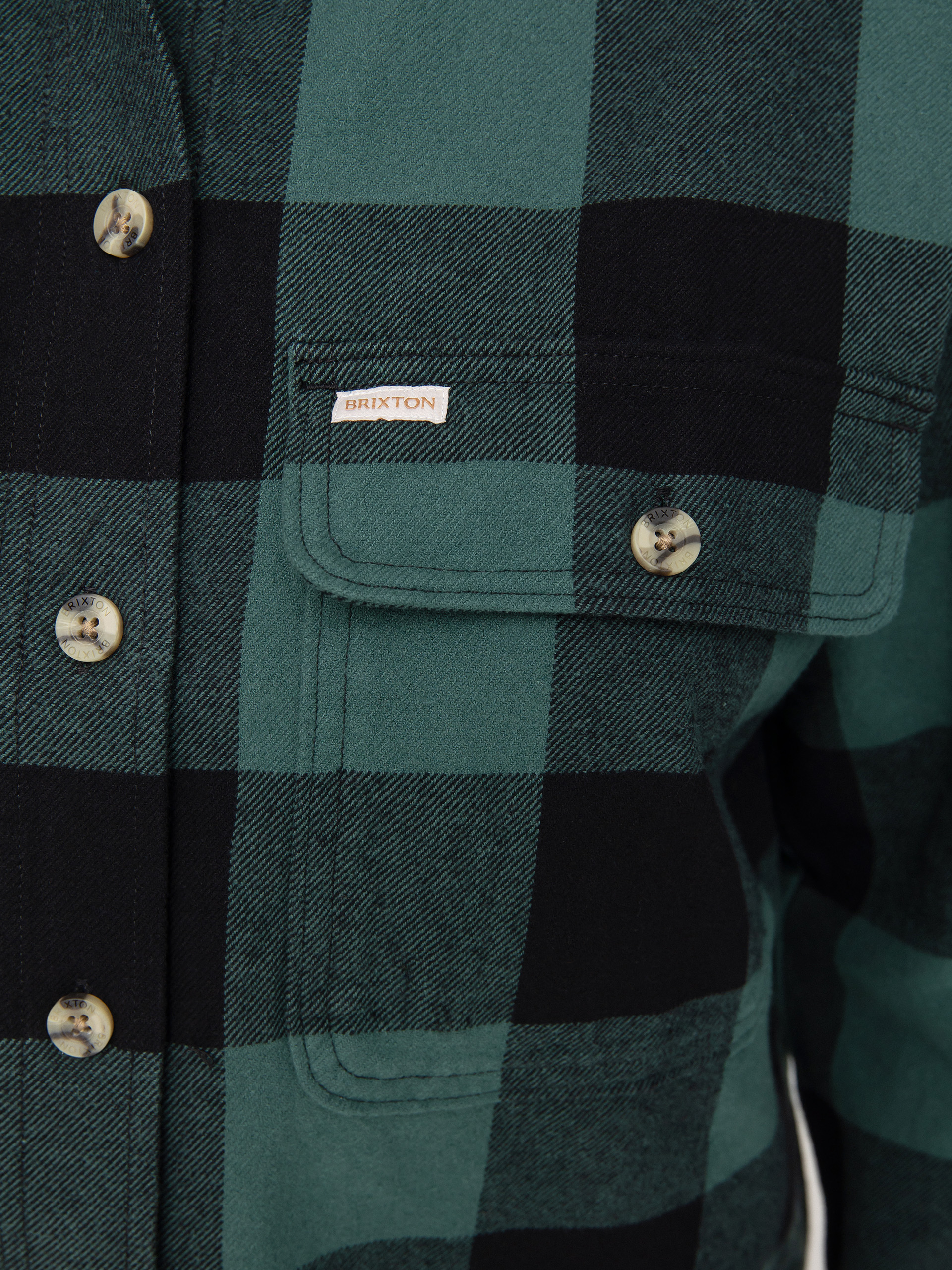 Koszula Brixton Bowery Flannel Ls Wmn (emerald)