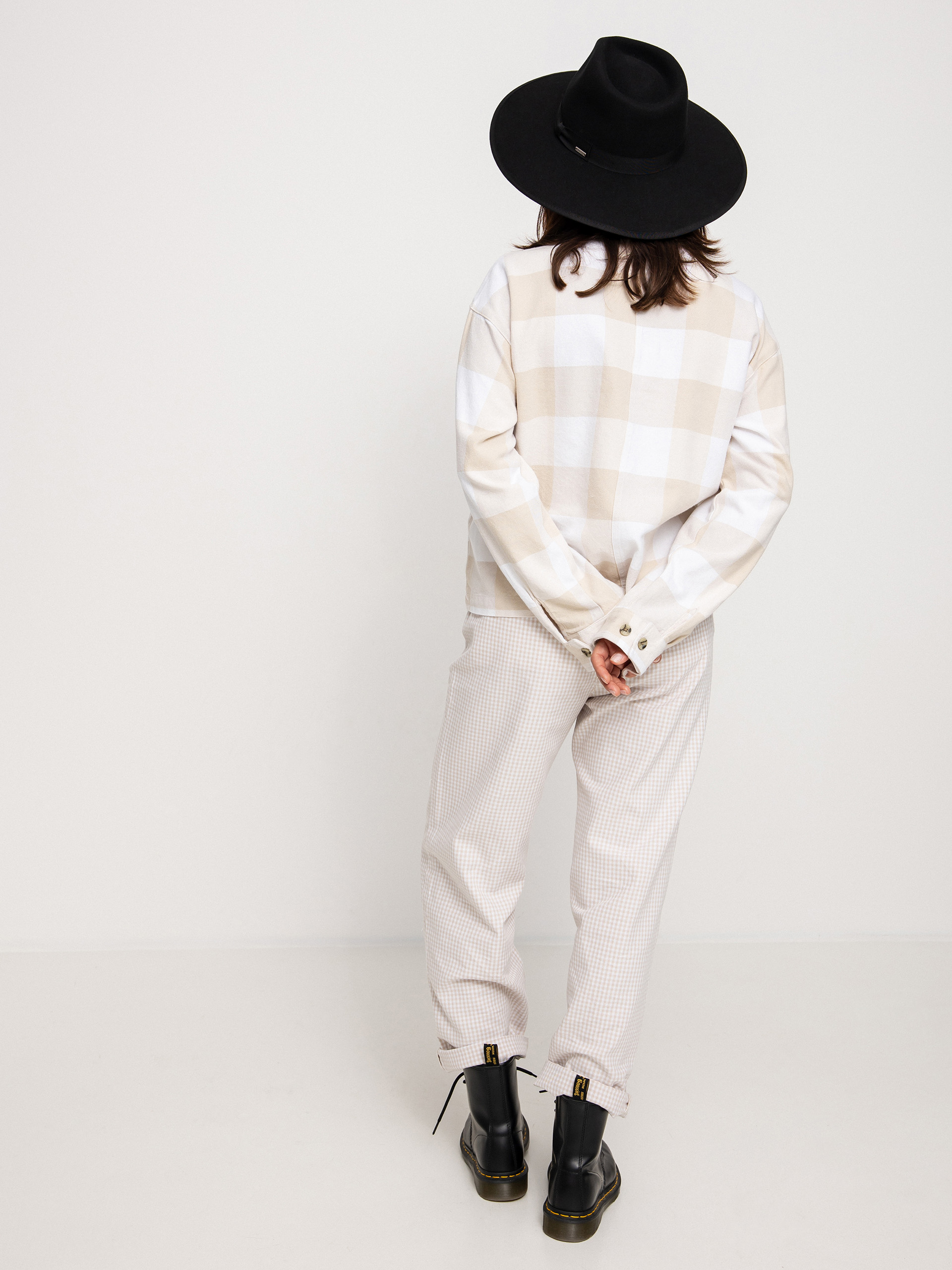 Koszula Brixton Bowery Flannel Ls Wmn (white)