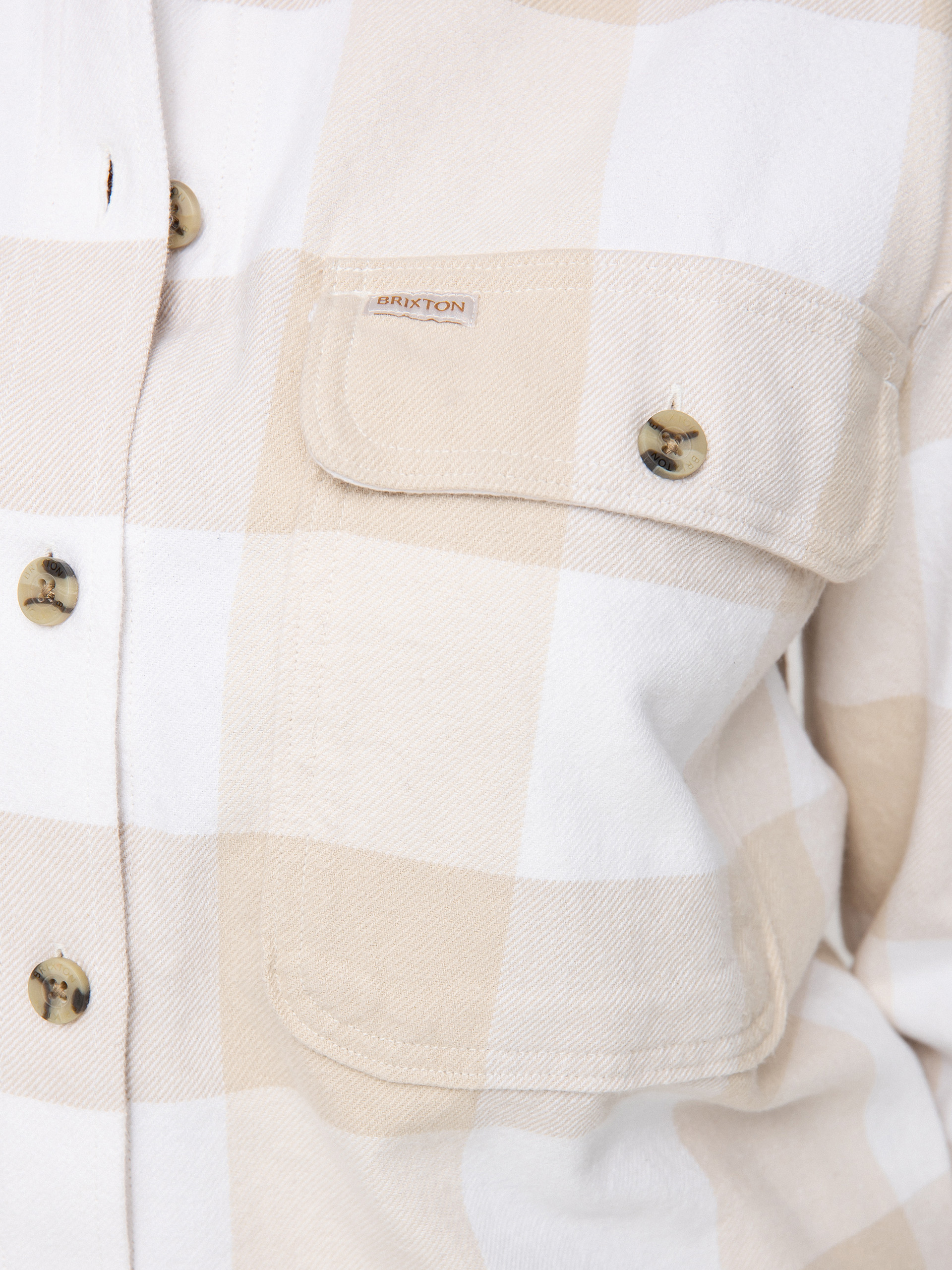 Koszula Brixton Bowery Flannel Ls Wmn (white)