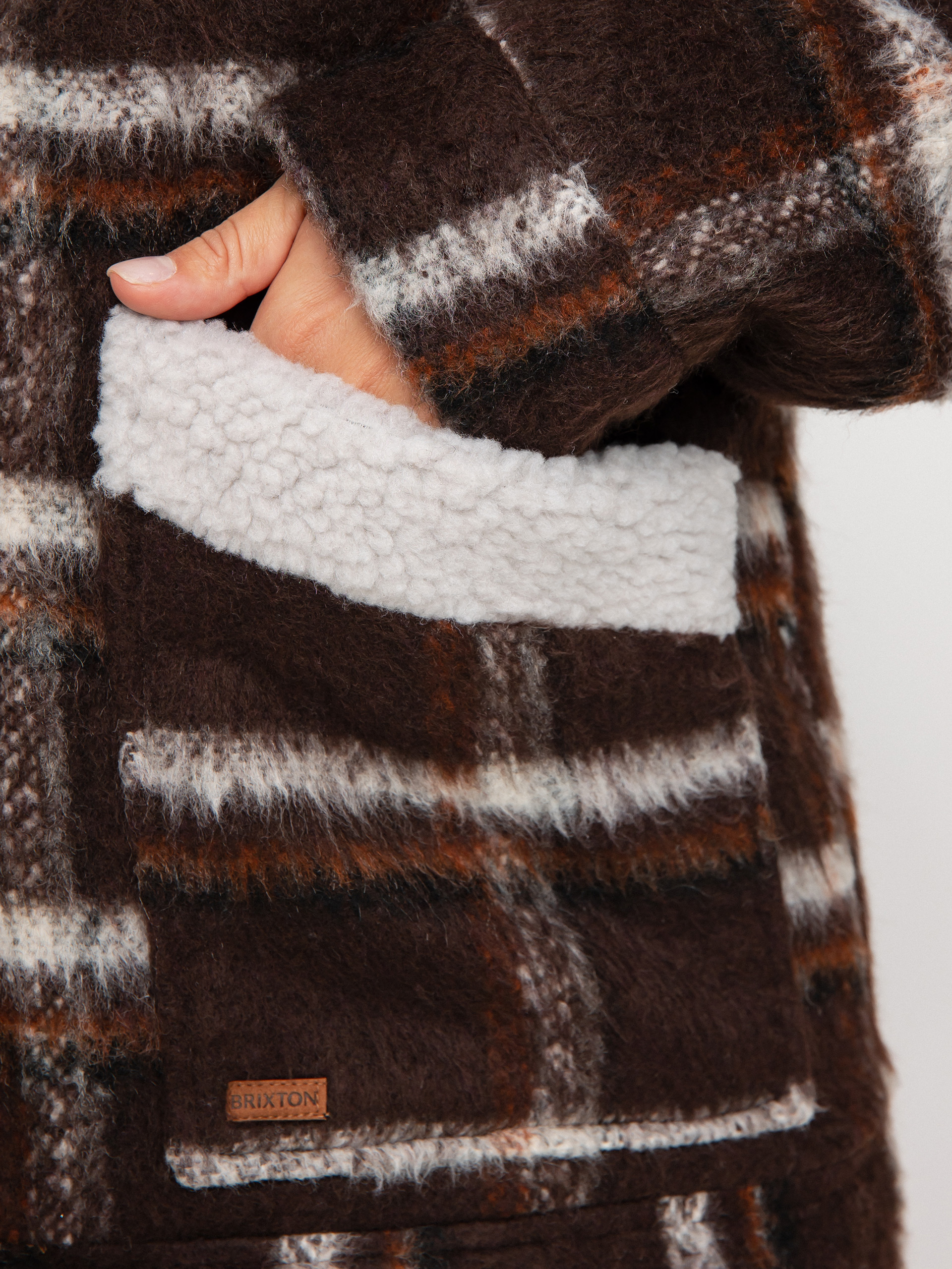 Kurtka Brixton Nouvelle Coat Wmn (seal brown)