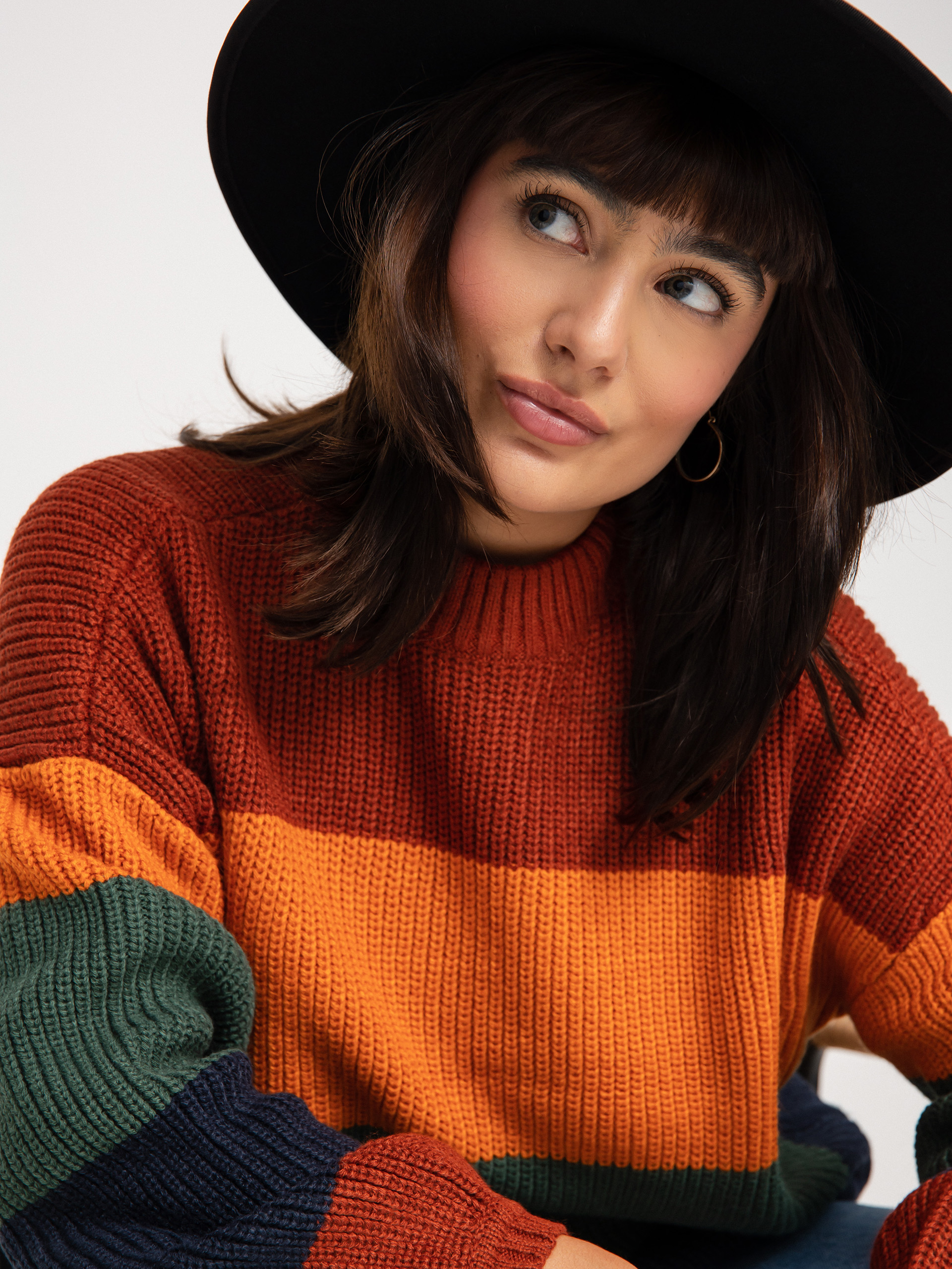 Sweter Brixton Madero Wmn (burnt henna)