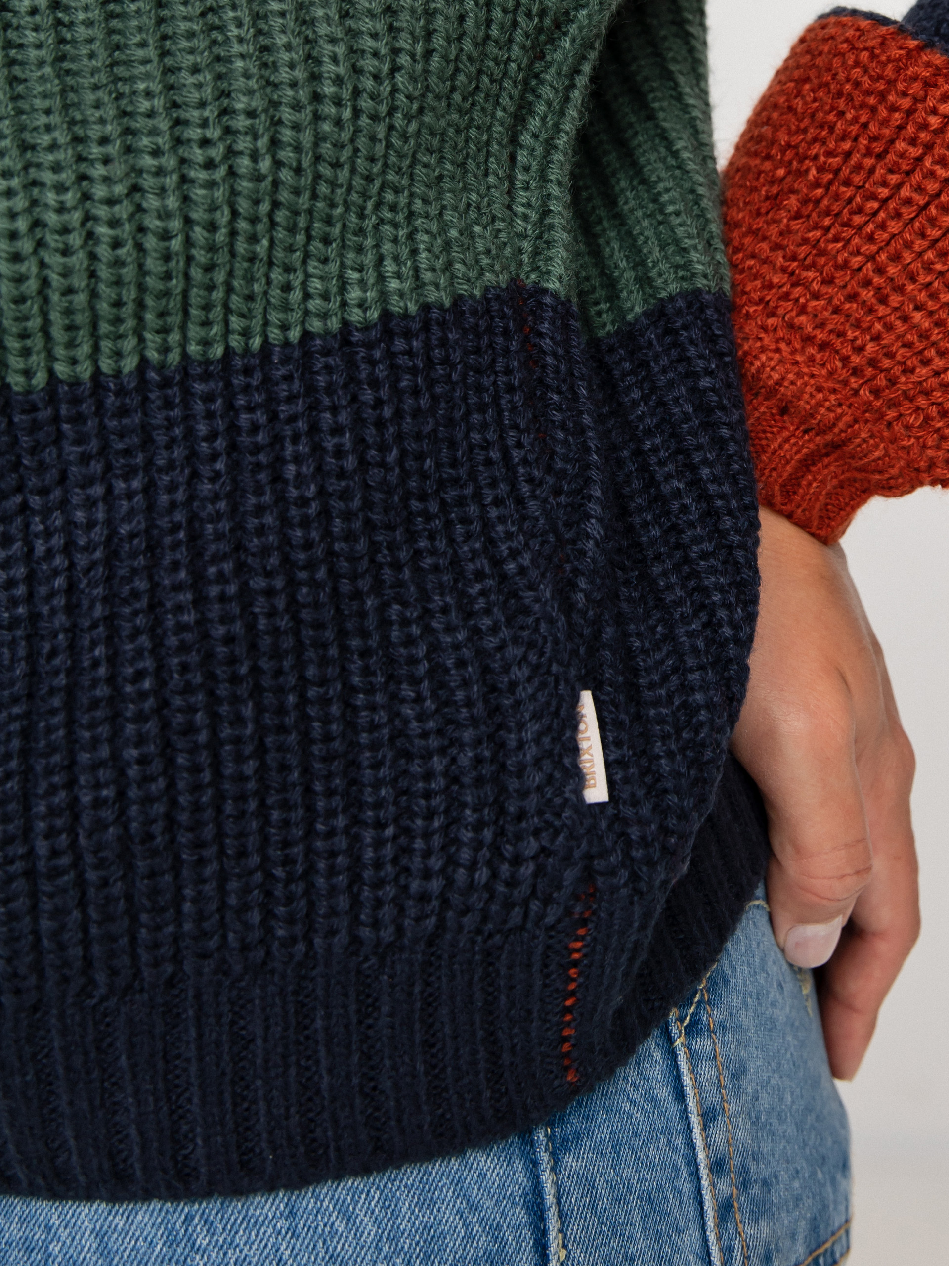 Sweter Brixton Madero Wmn (burnt henna)