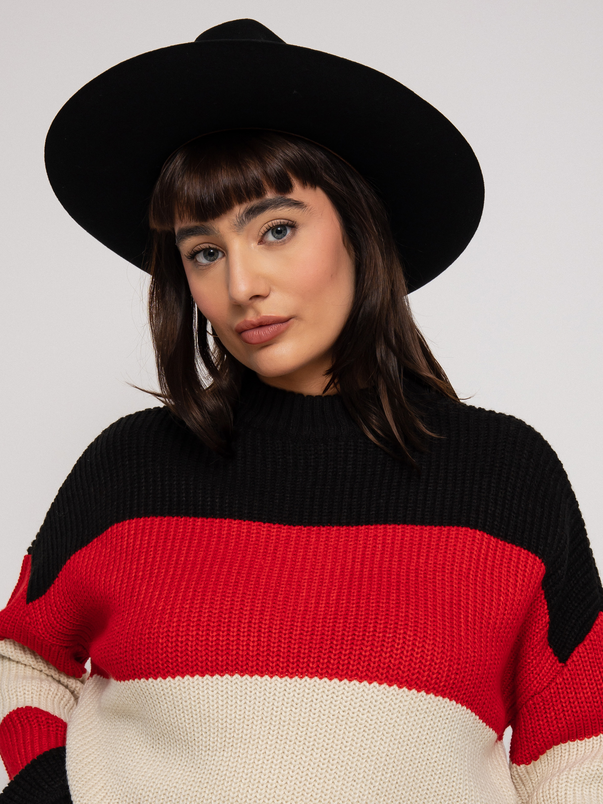 Sweter Brixton Madero Wmn (mars red)