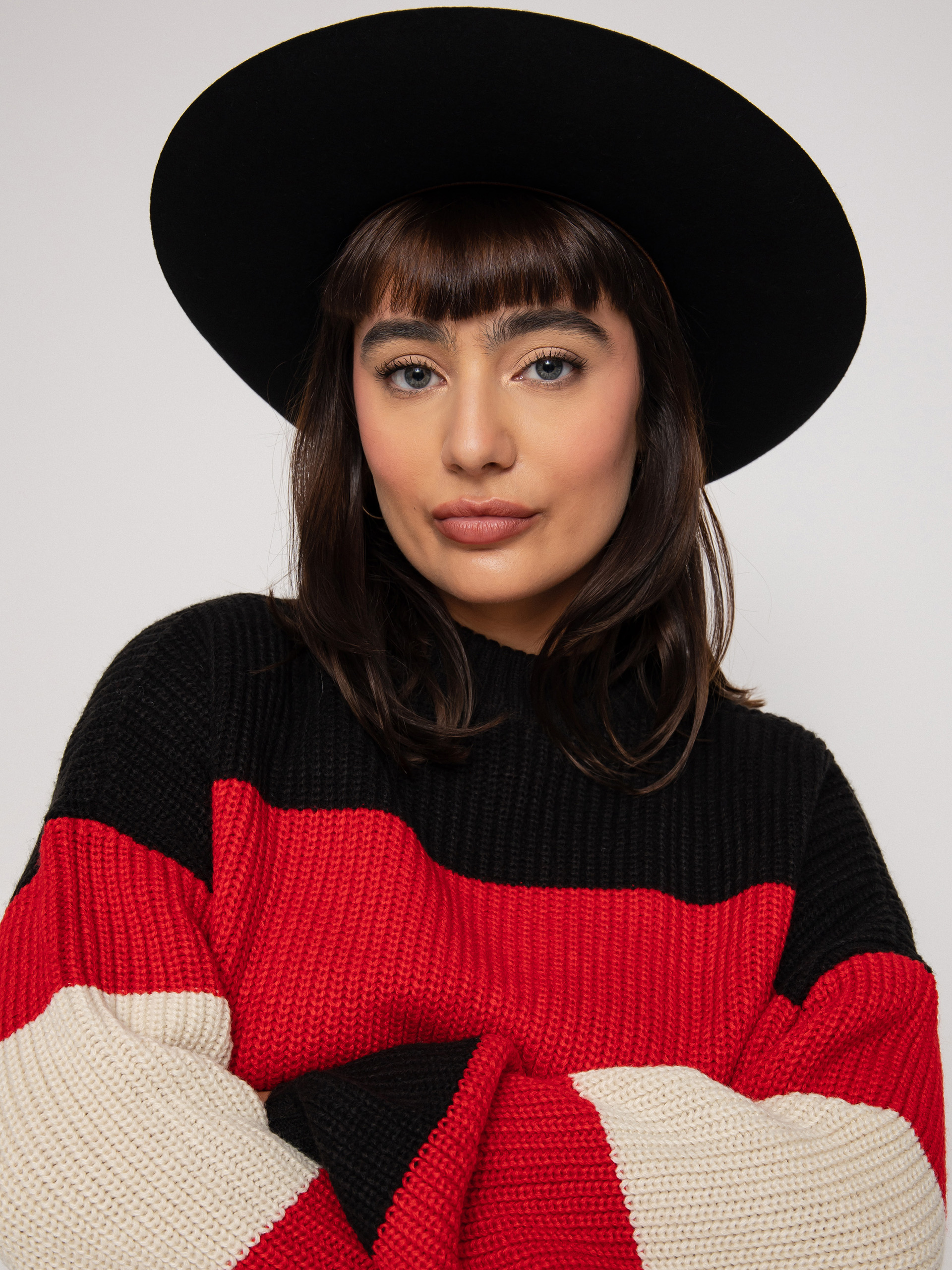 Sweter Brixton Madero Wmn (mars red)