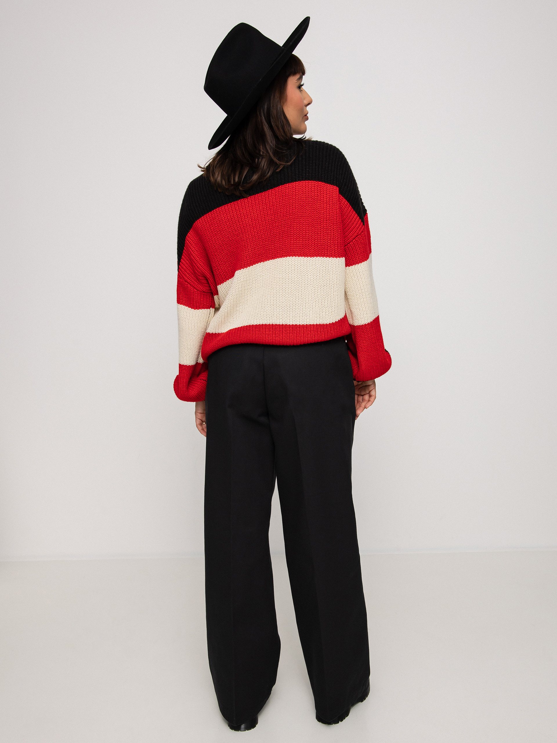 Sweter Brixton Madero Wmn (mars red)