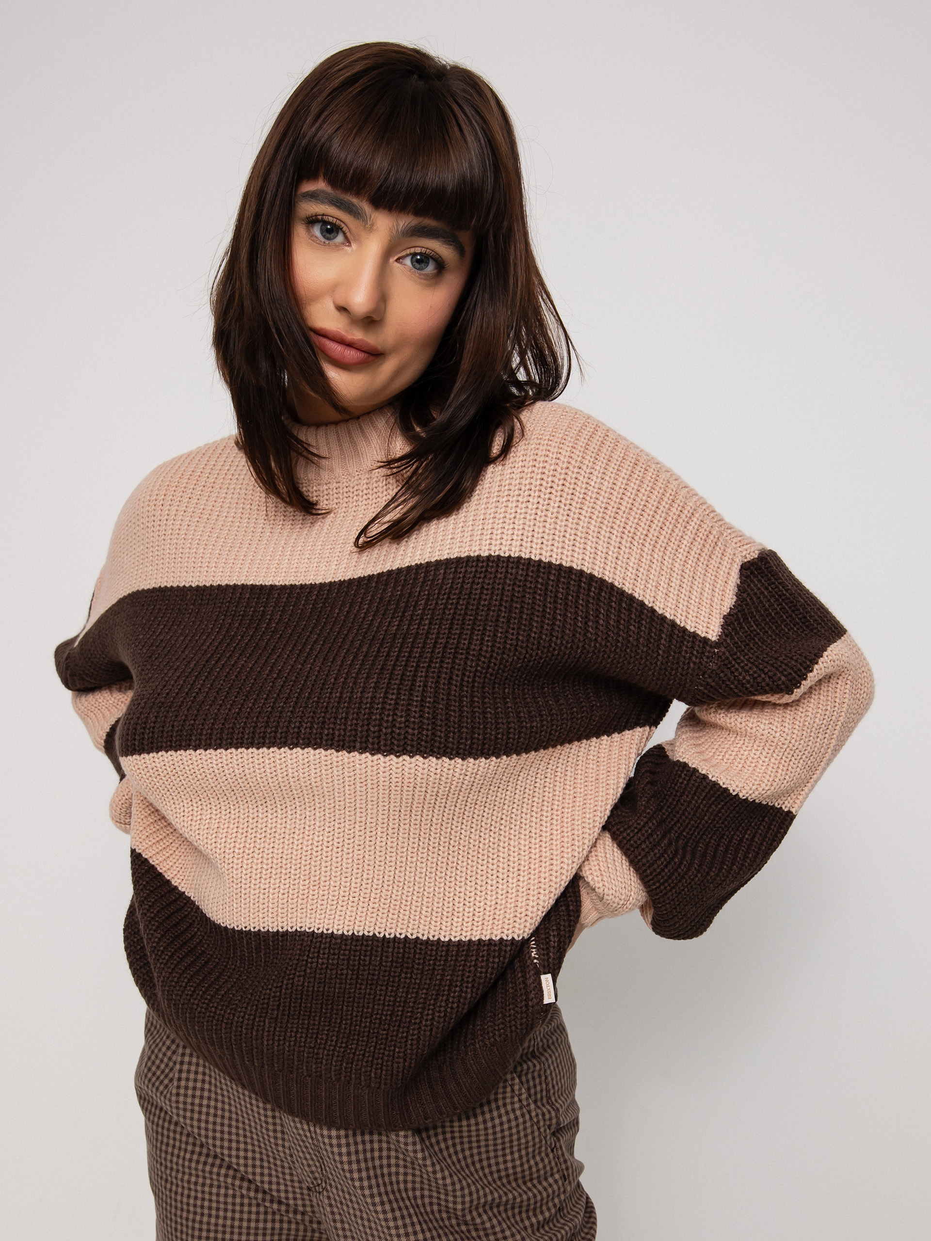 Sweter Brixton Madero Wmn (rose dust)