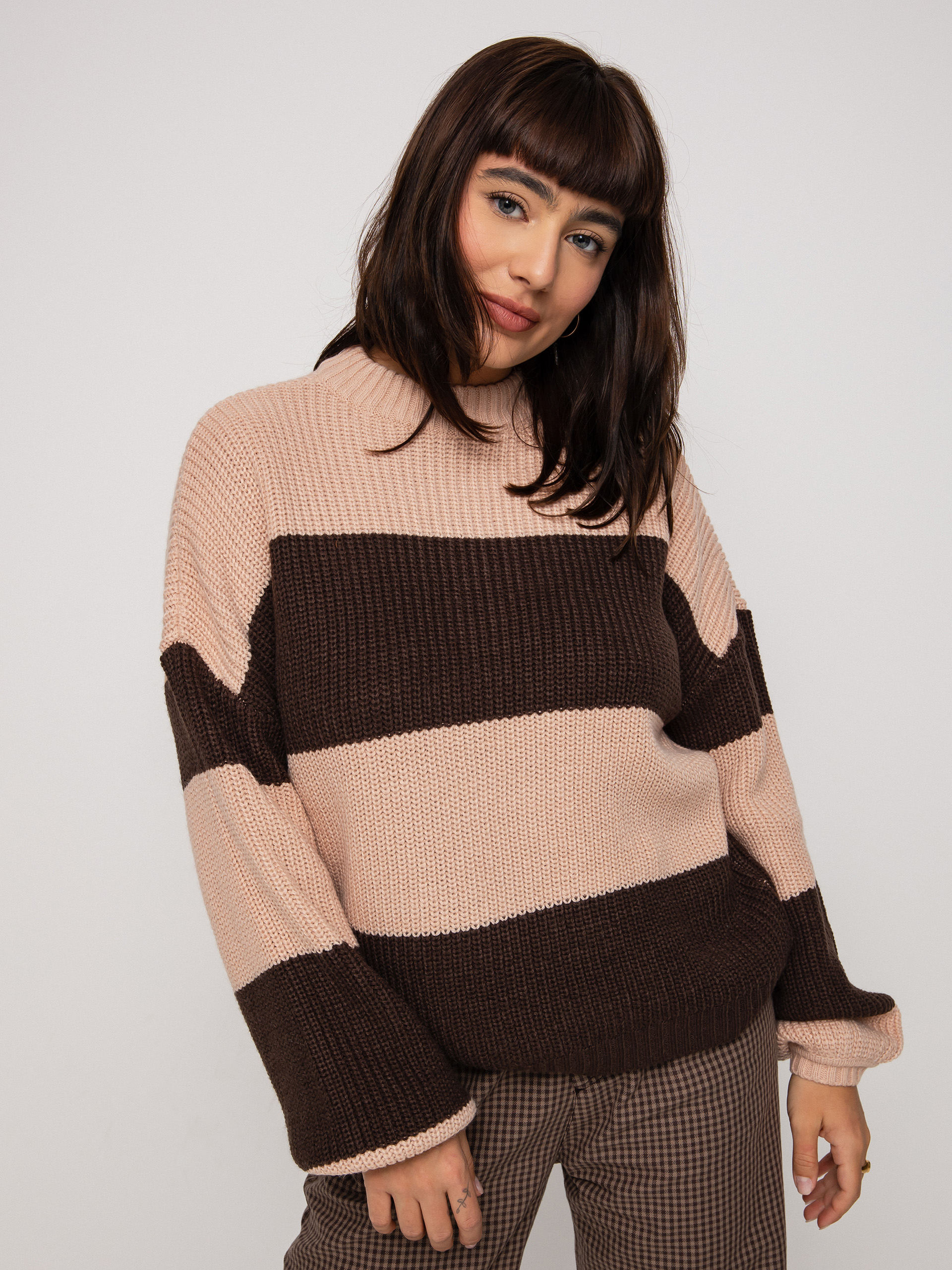 Sweter Brixton Madero Wmn (rose dust)