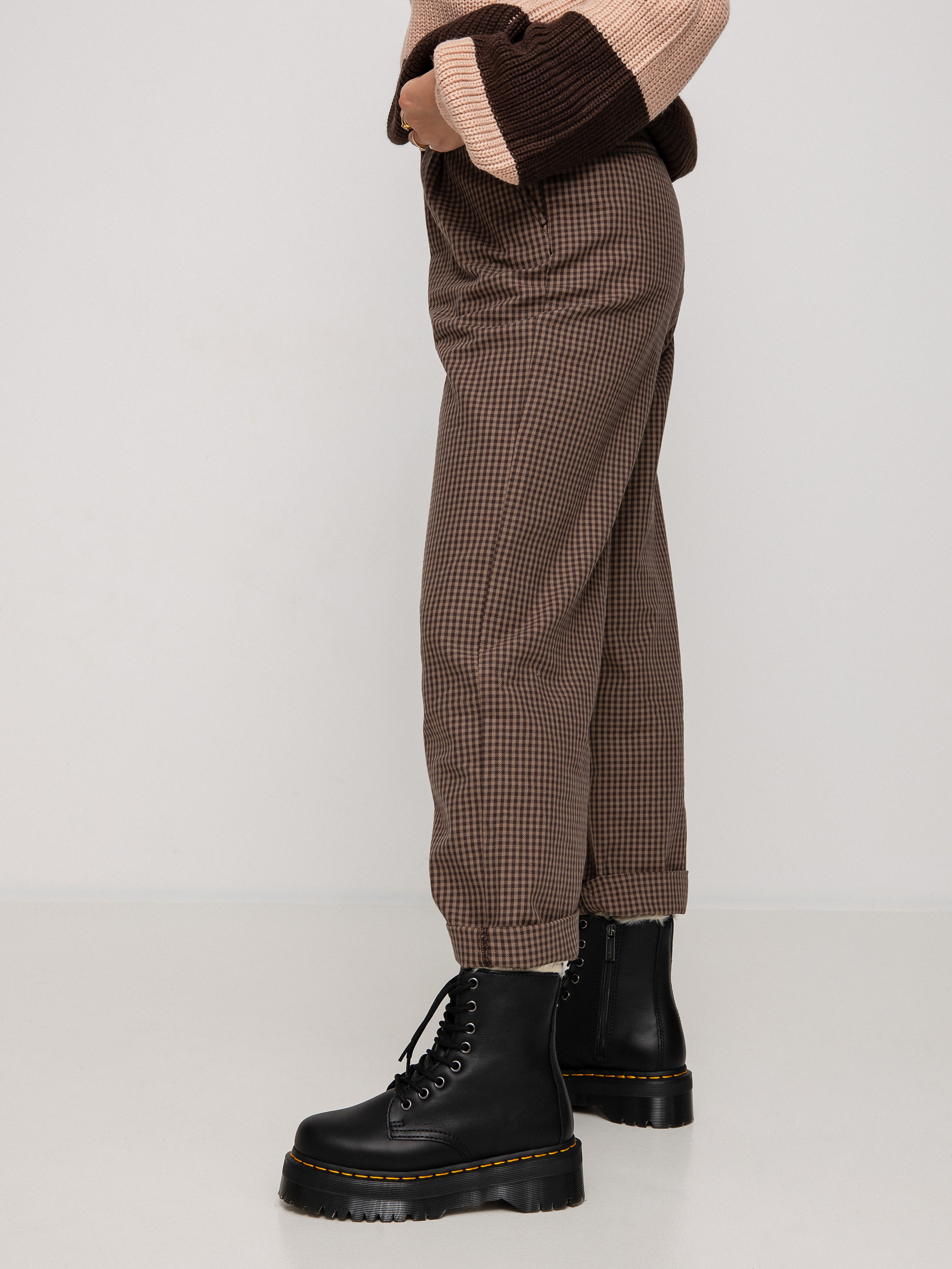 Spodnie Brixton Victory Trouser Wmn (pine bark gingham)
