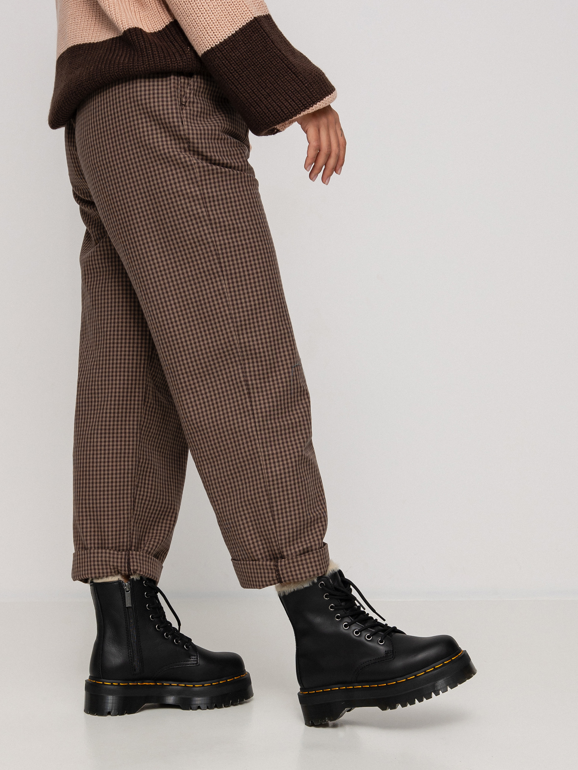 Spodnie Brixton Victory Trouser Wmn (pine bark gingham)