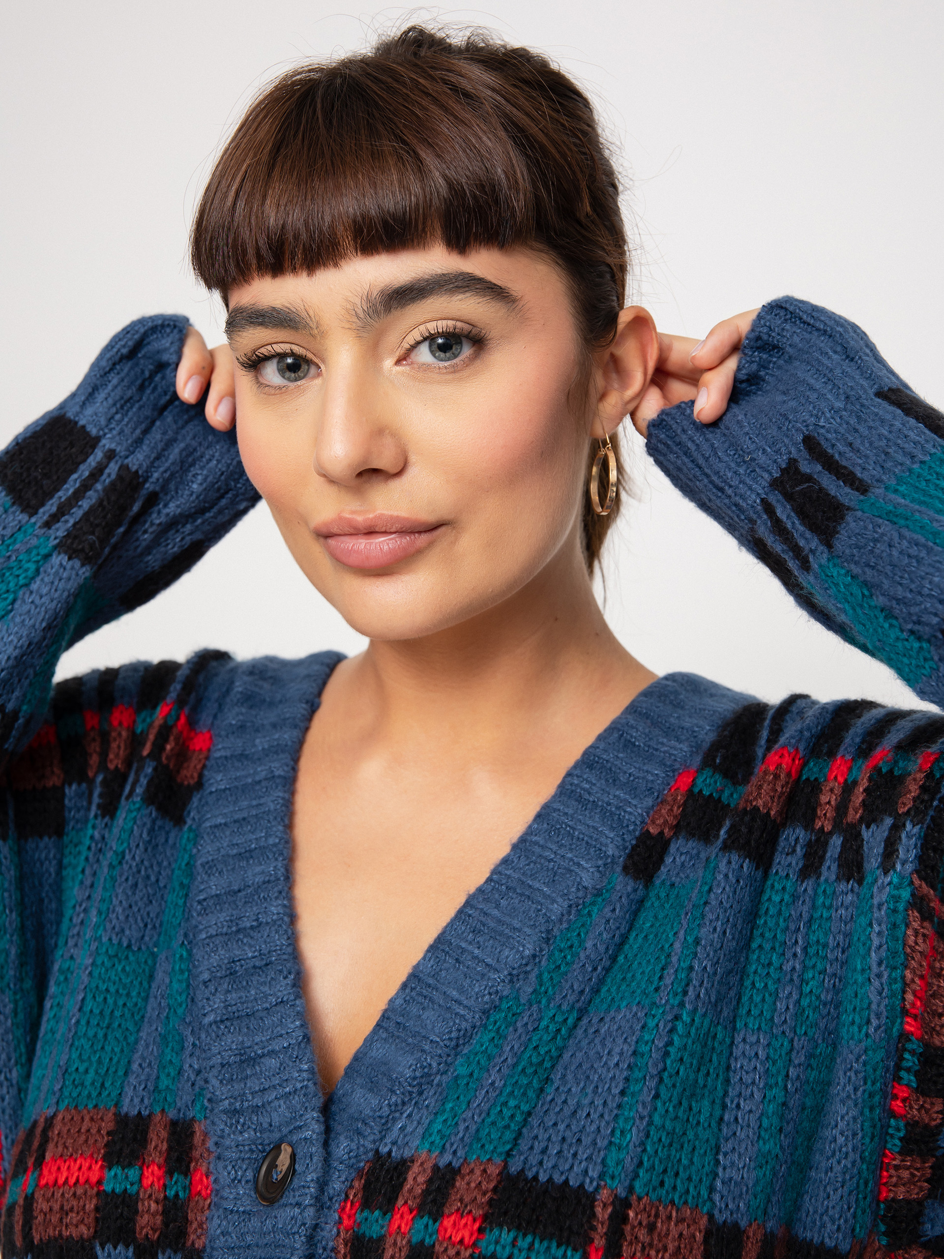 Sweter Brixton Ferriss Cardigan Wmn (joe blue)