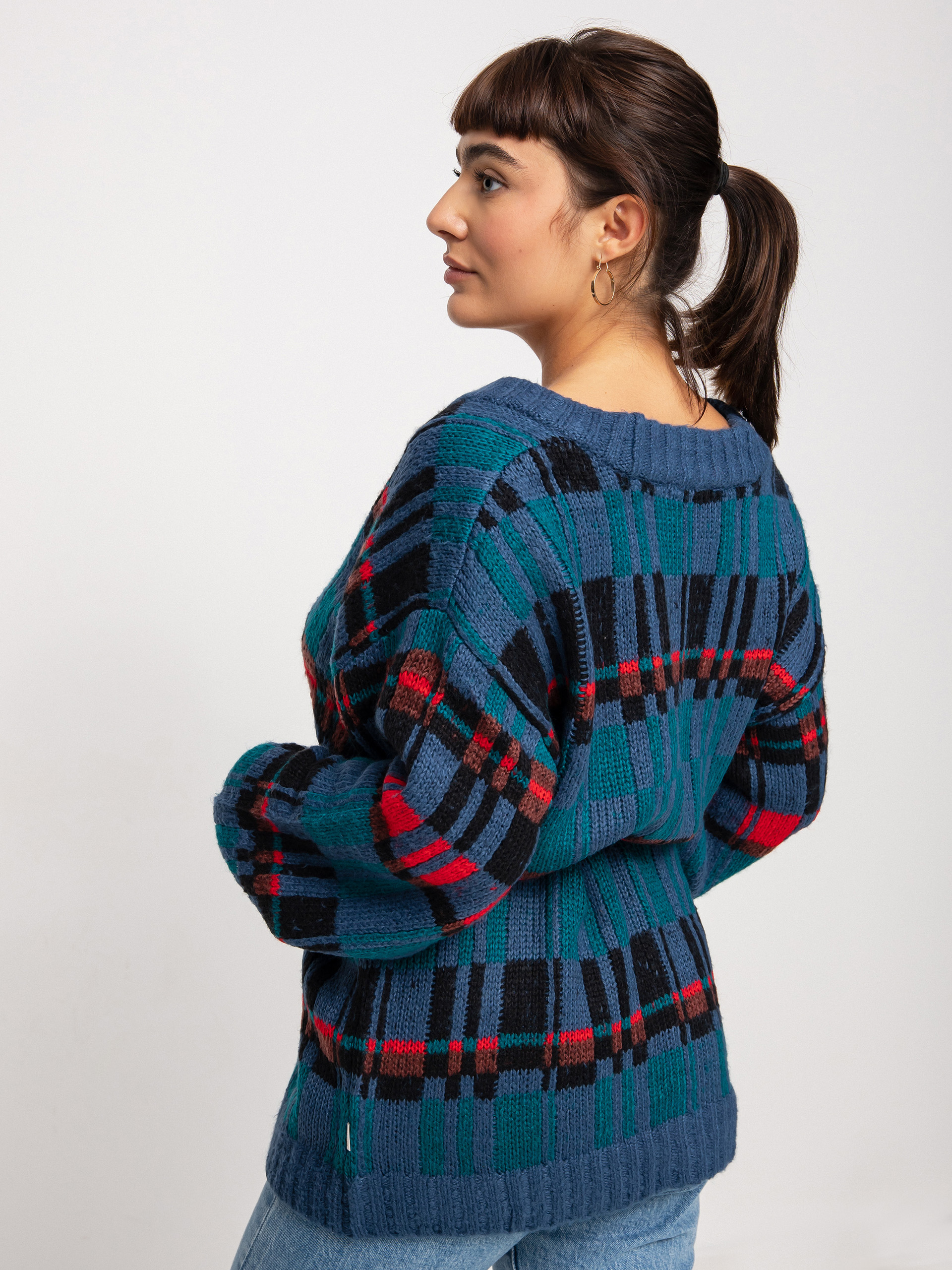 Sweter Brixton Ferriss Cardigan Wmn (joe blue)
