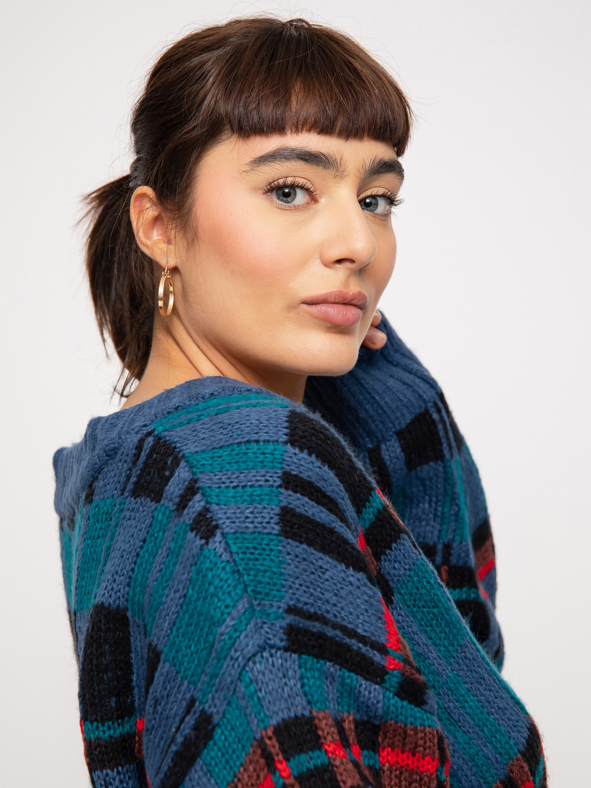 Sweter Brixton Ferriss Cardigan Wmn (joe blue)