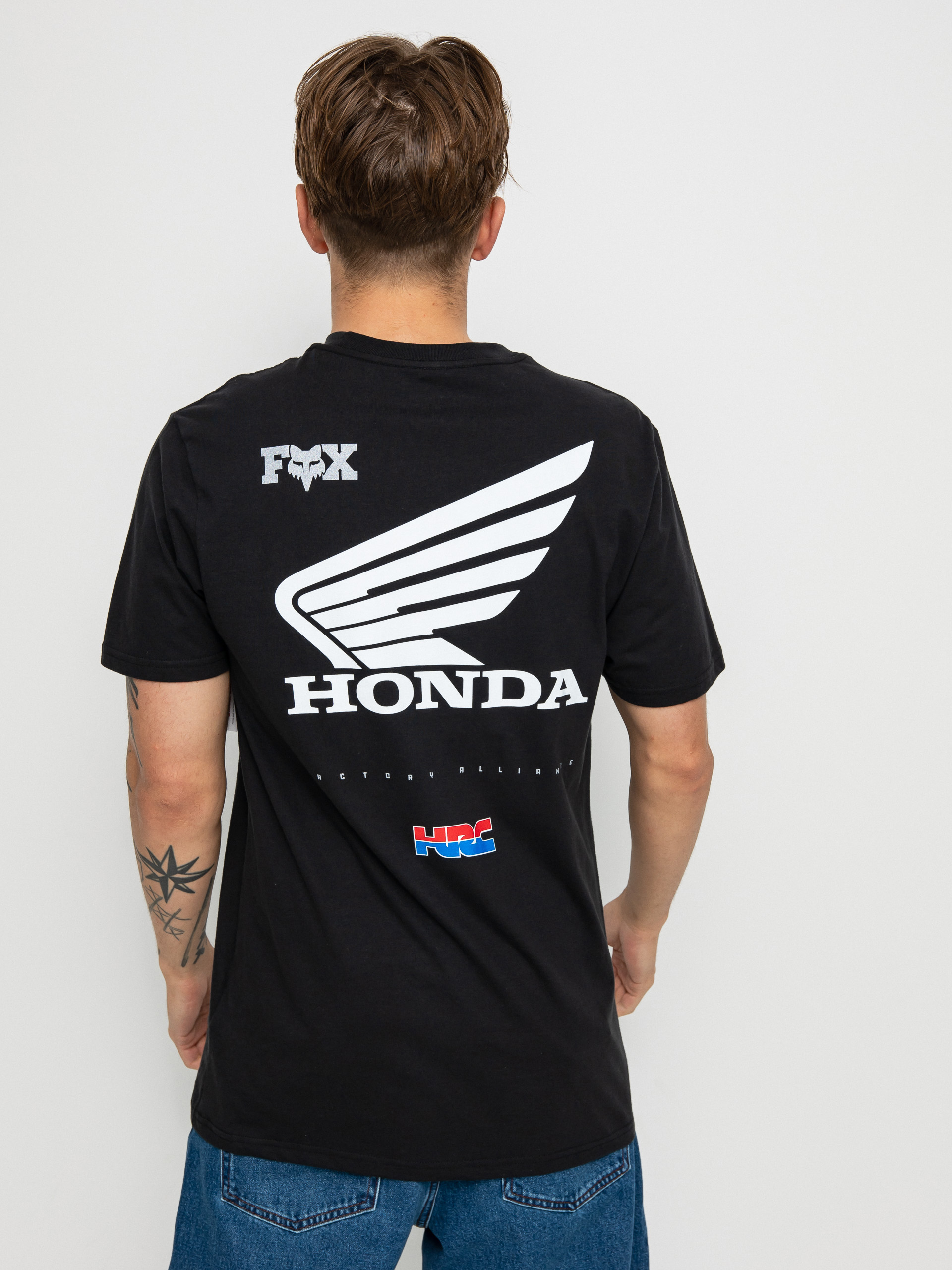 T-shirt Fox Honda Wing (blk)