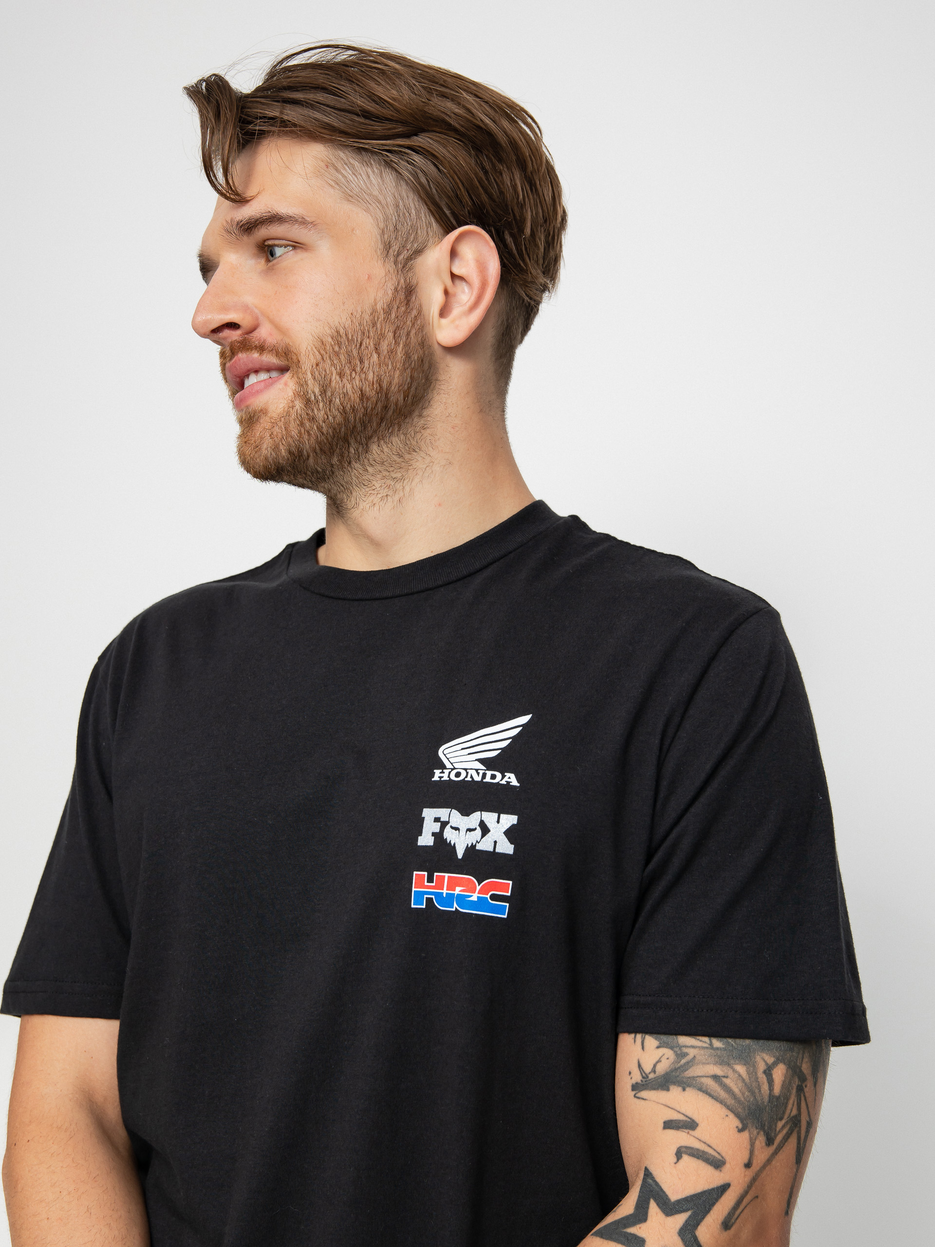 T-shirt Fox Honda Wing (blk)