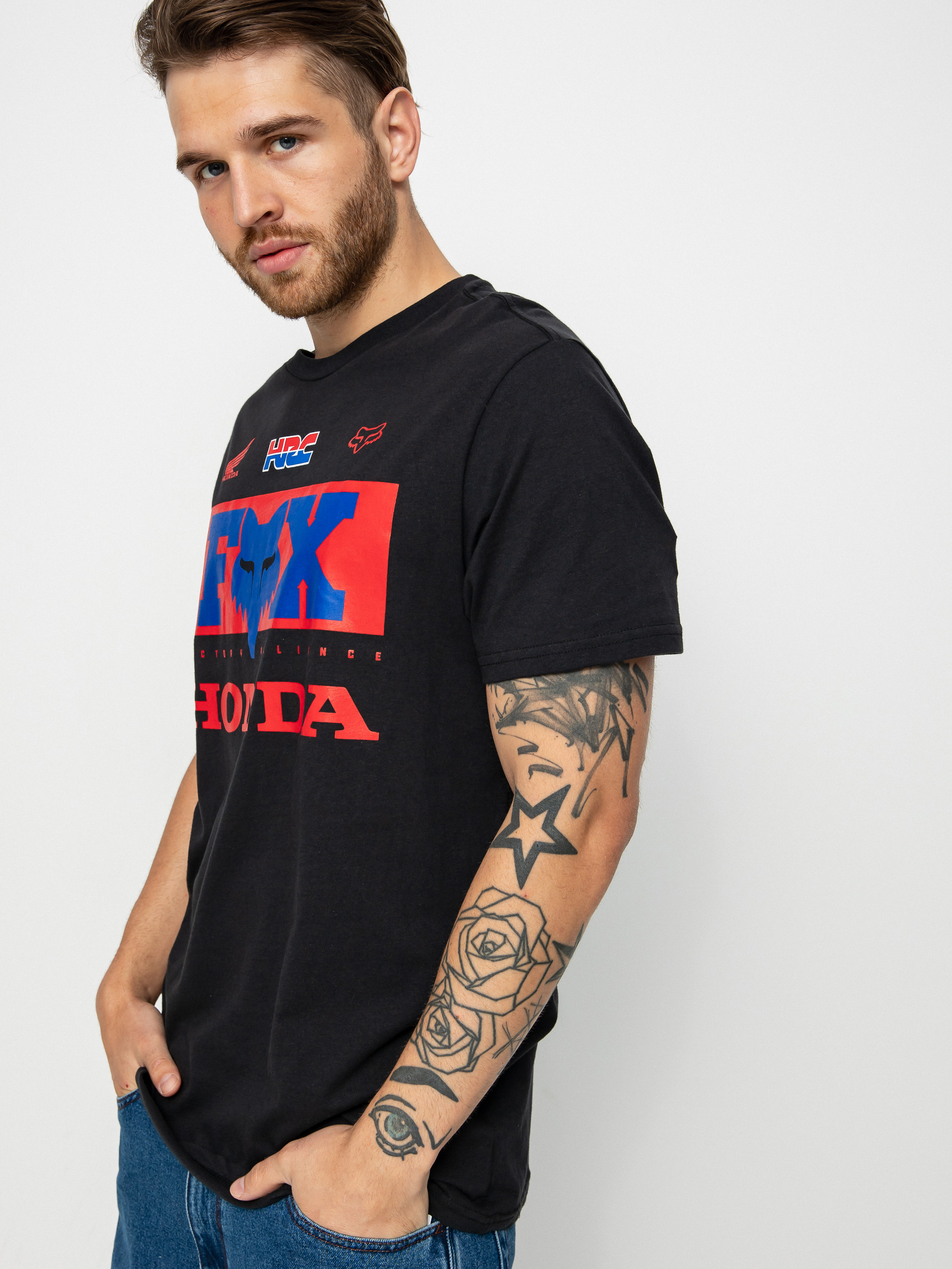 T-shirt Fox Honda Premium (blk)