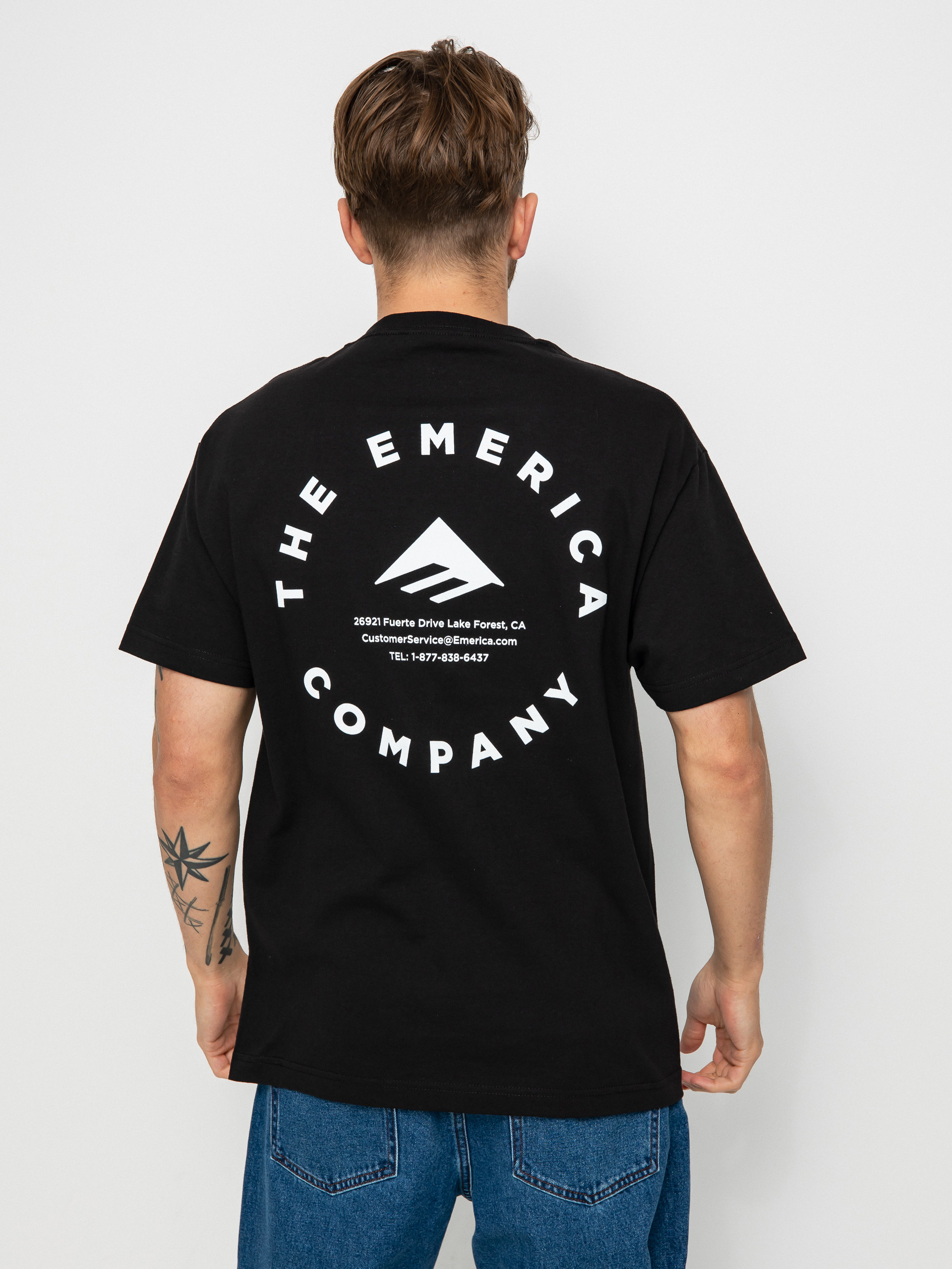 T-shirt Emerica Logo Lockup (black)