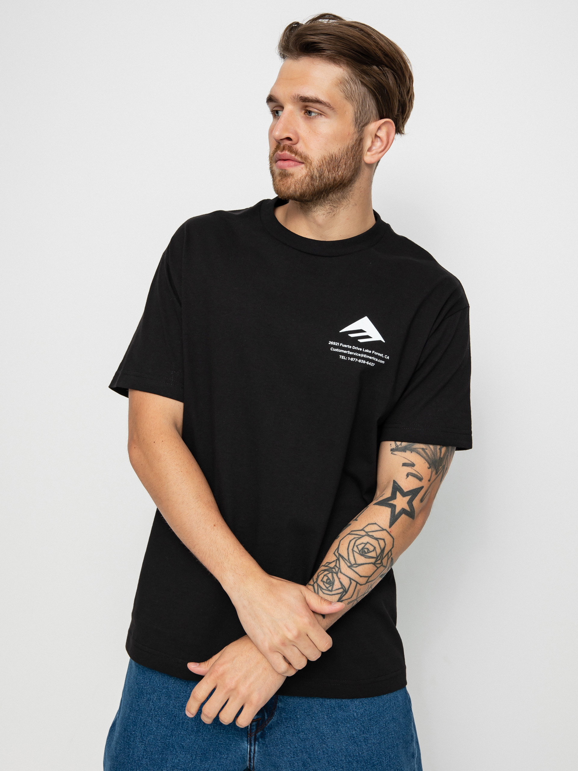 T-shirt Emerica Logo Lockup (black)