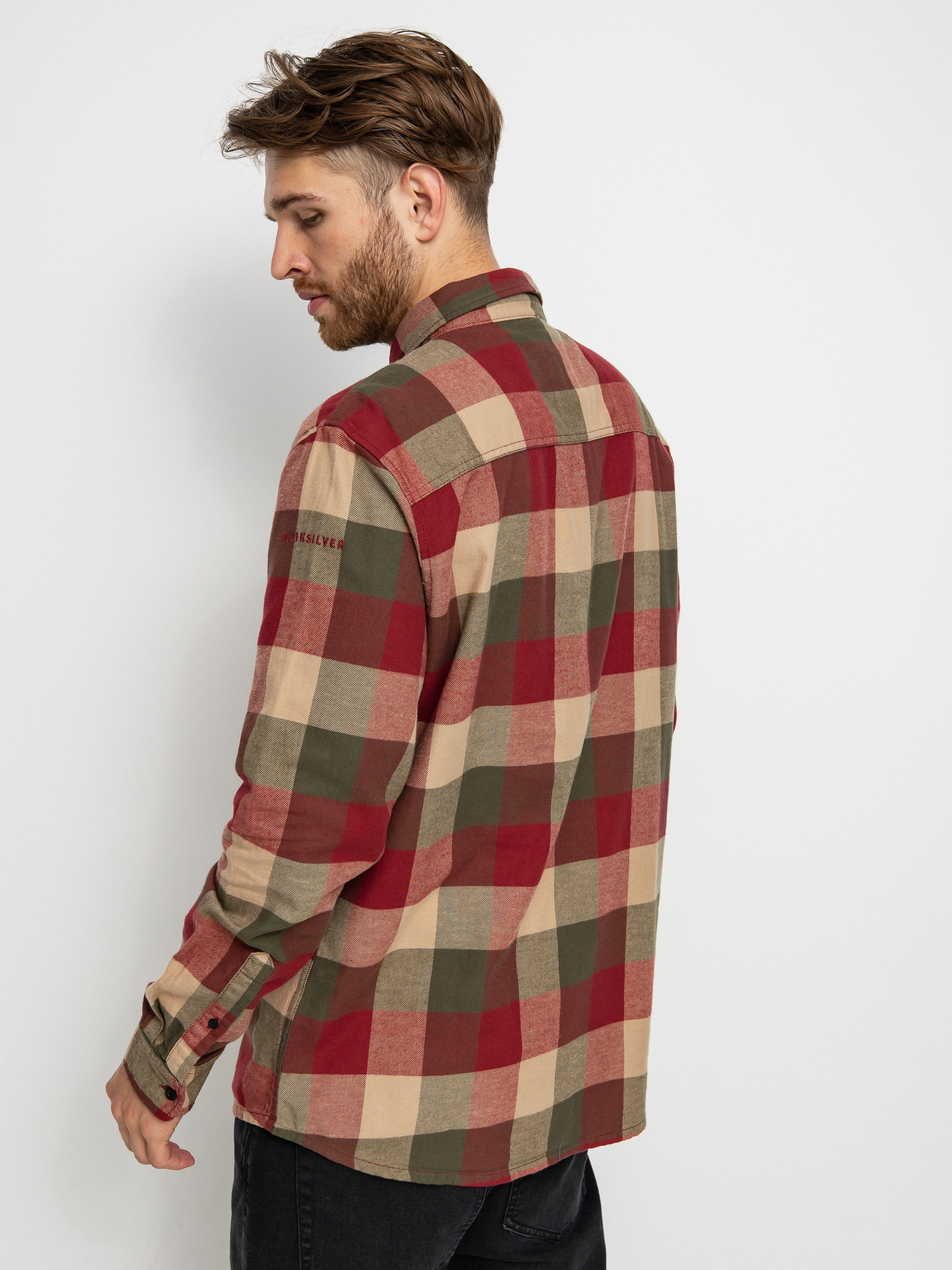 Koszula Quiksilver Motherfly (ruby wine motherfly)