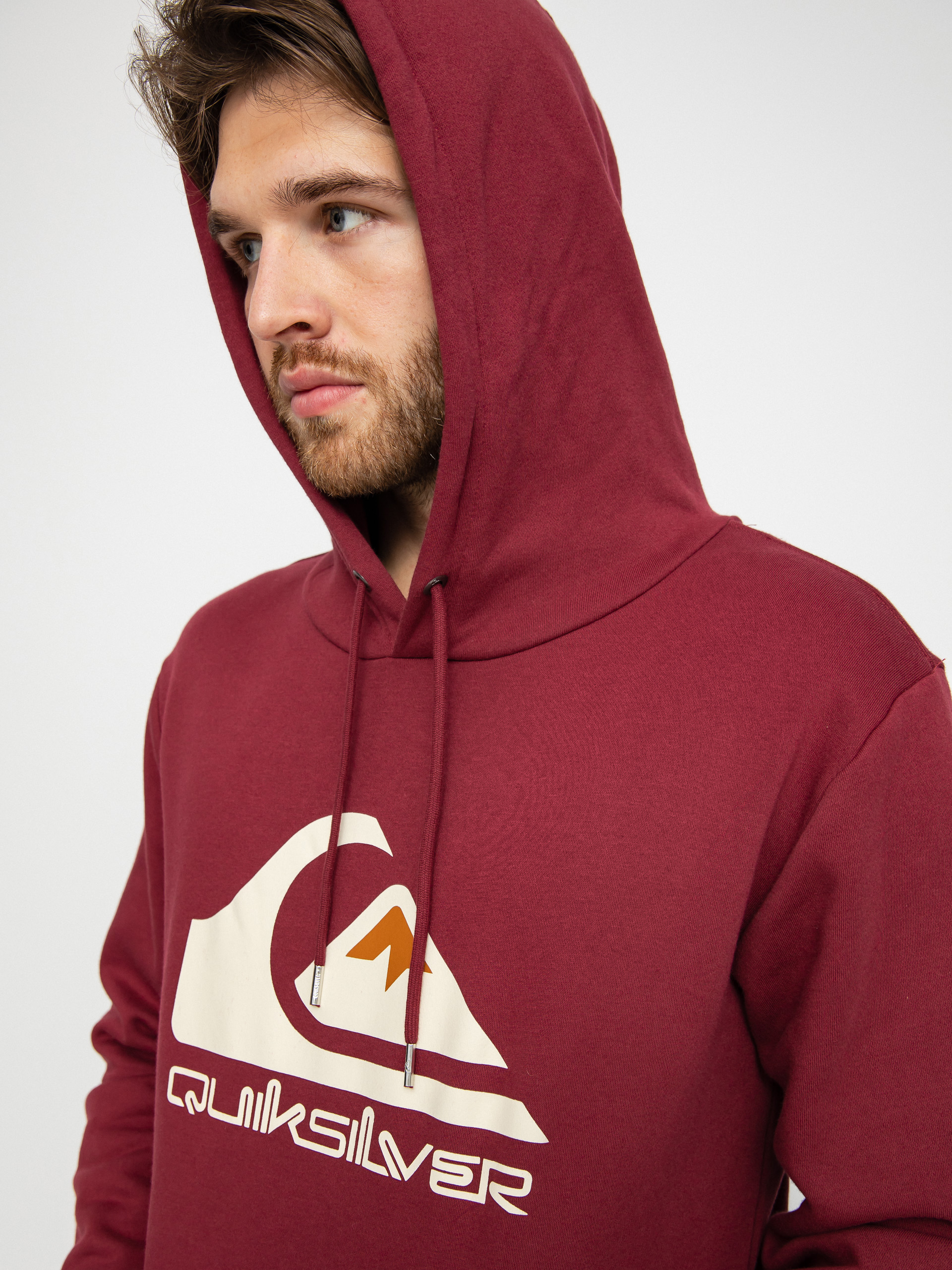 Bluza z kapturem Quiksilver Big Logo HD (ruby wine)