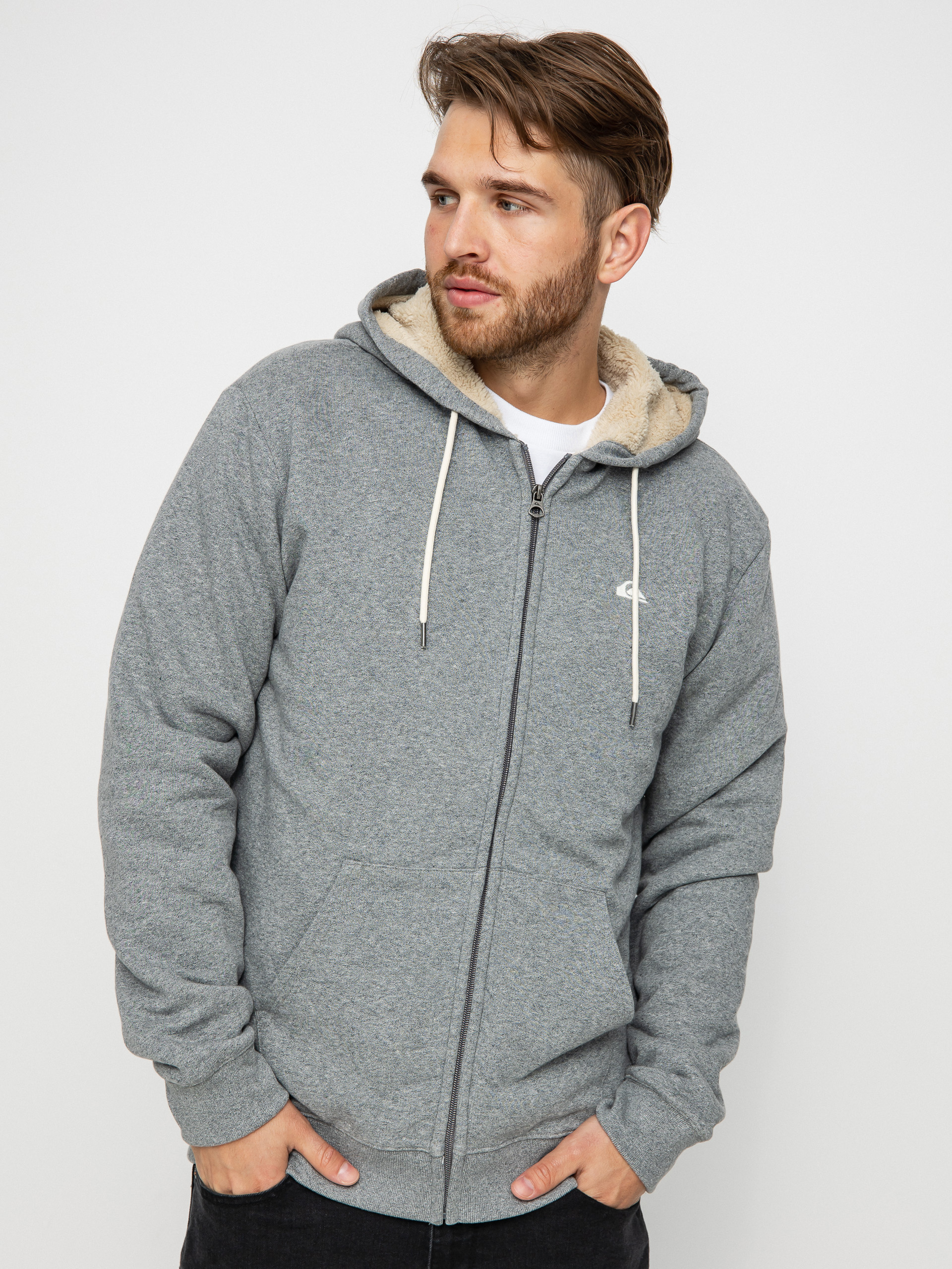 Bluza Quiksilver Essentials Sherpa (light grey heather)