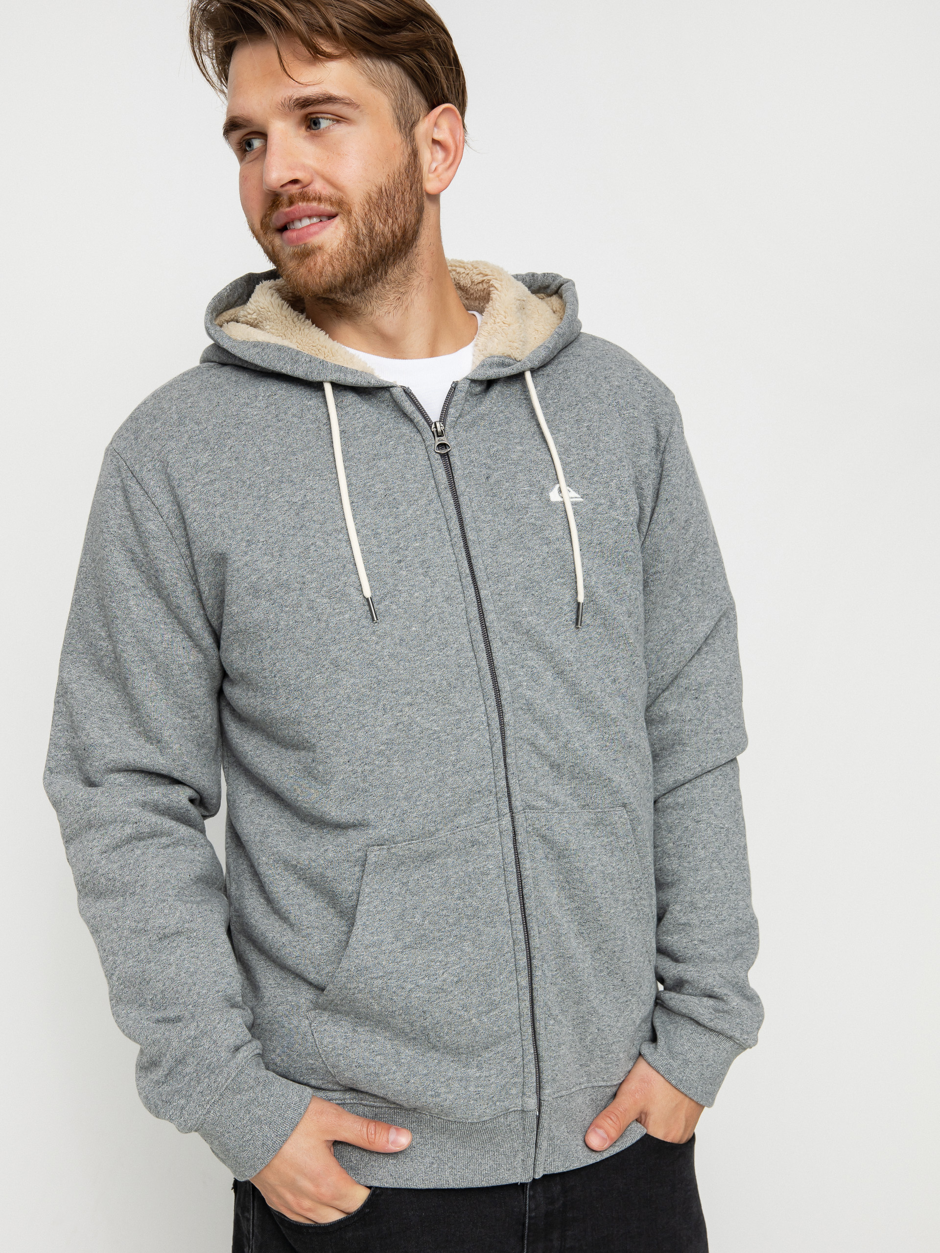 Bluza Quiksilver Essentials Sherpa (light grey heather)