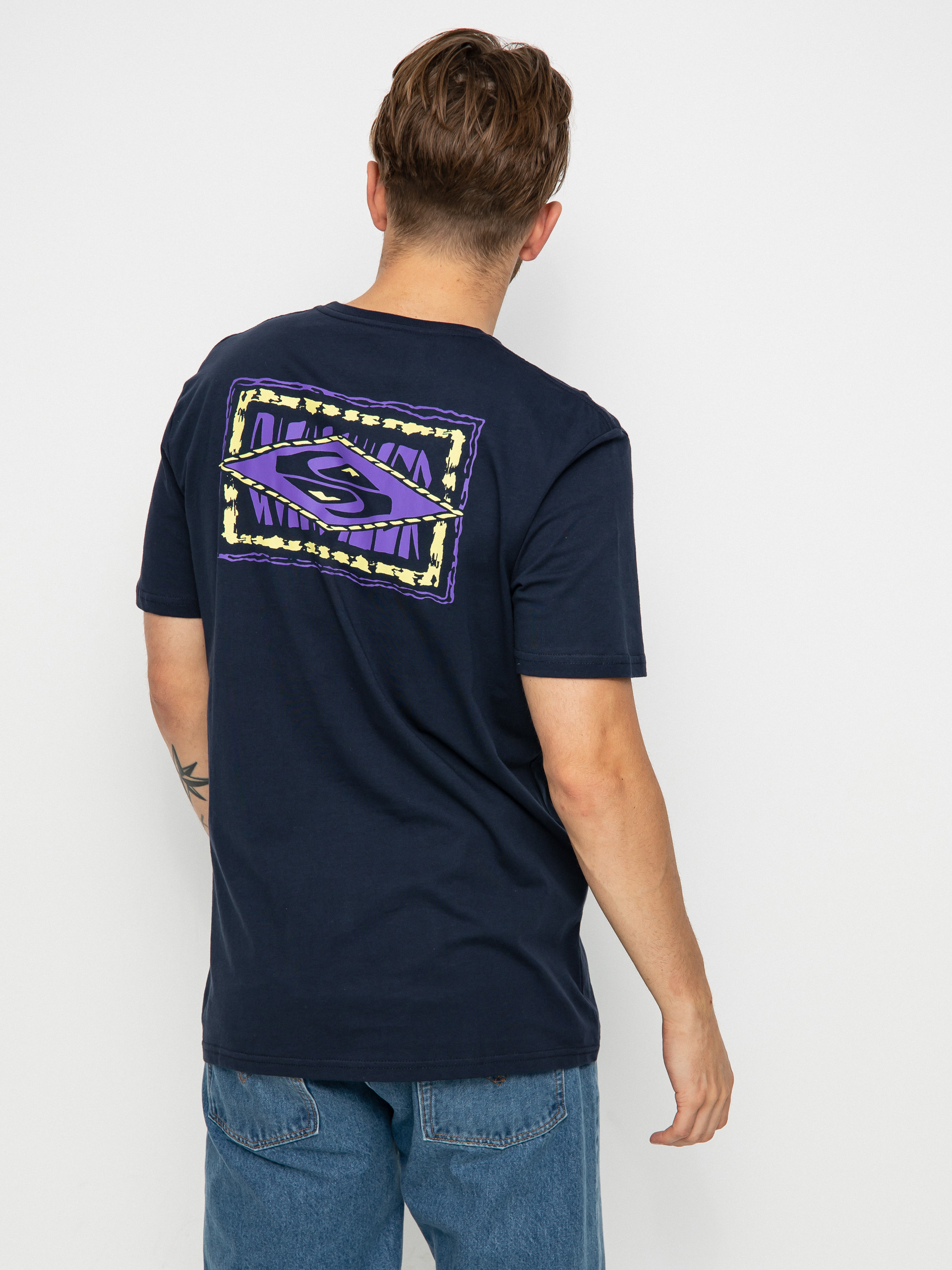 T-shirt Quiksilver Echoes In Time (navy blazer)