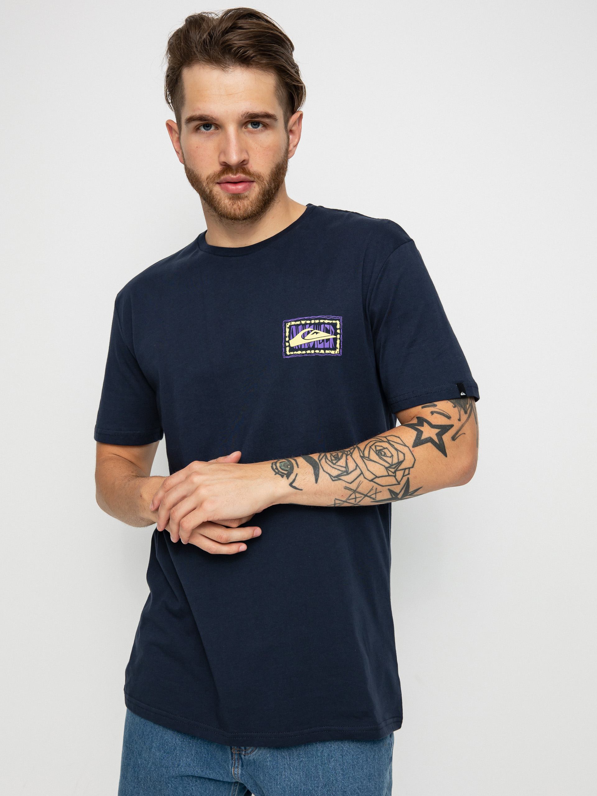 T-shirt Quiksilver Echoes In Time (navy blazer)