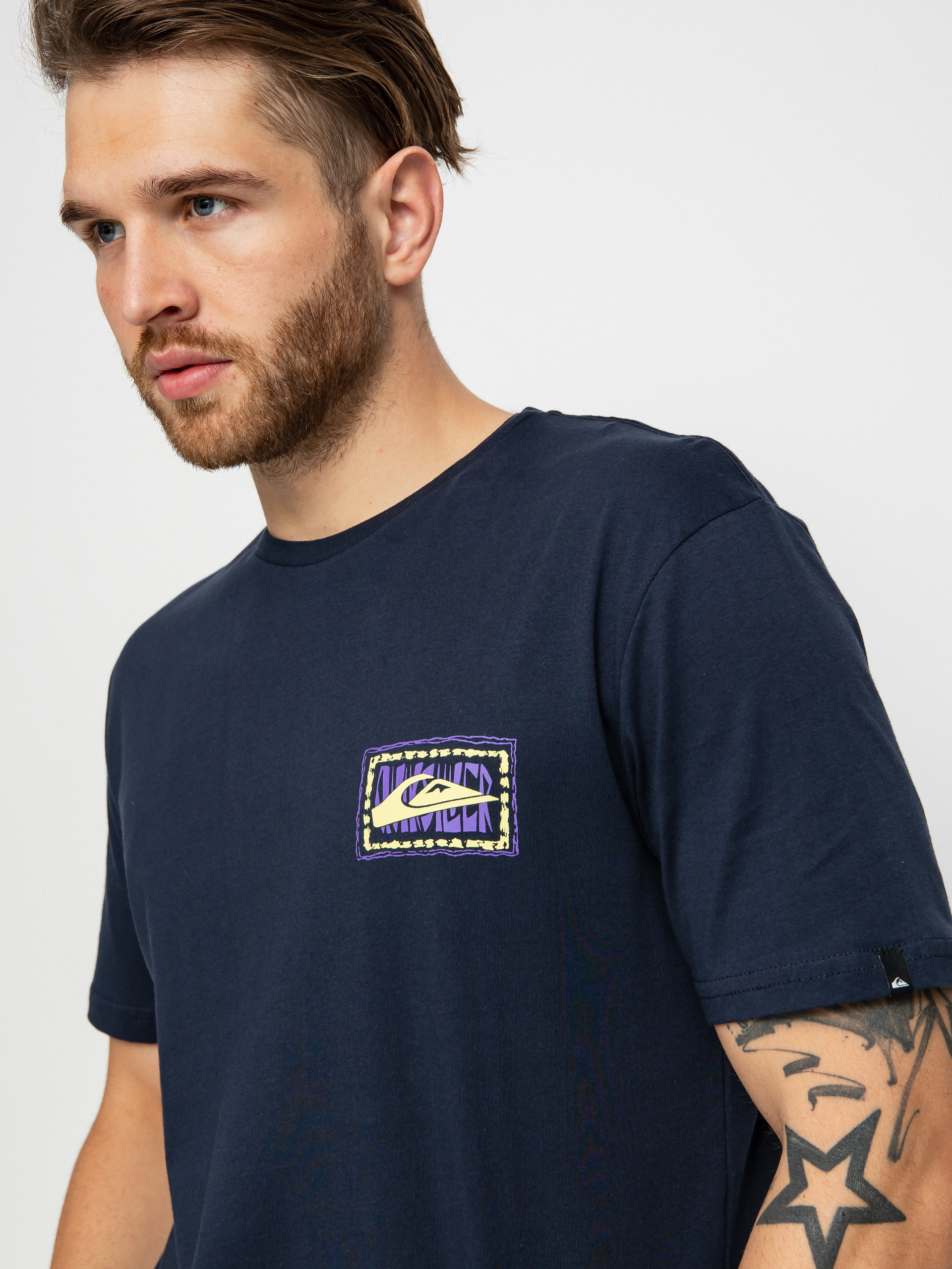 T-shirt Quiksilver Echoes In Time (navy blazer)