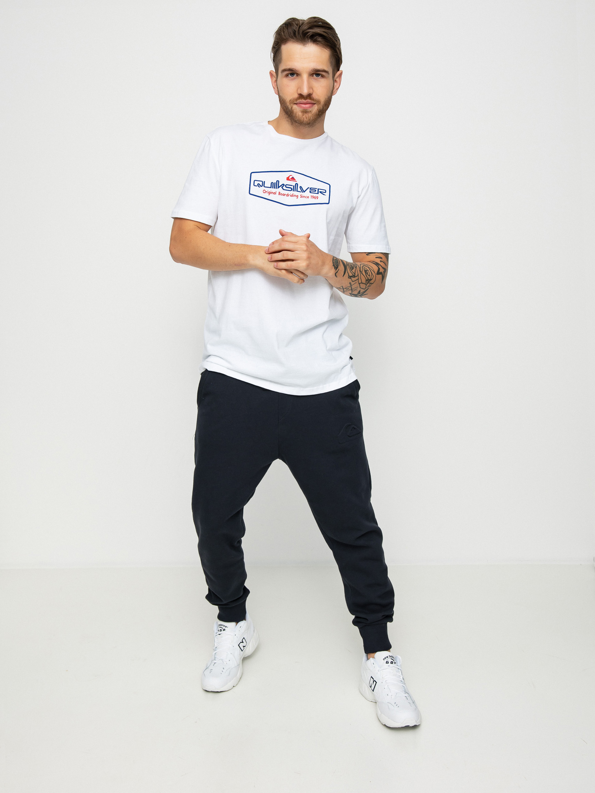 T-shirt Quiksilver Omni Lockup (white)