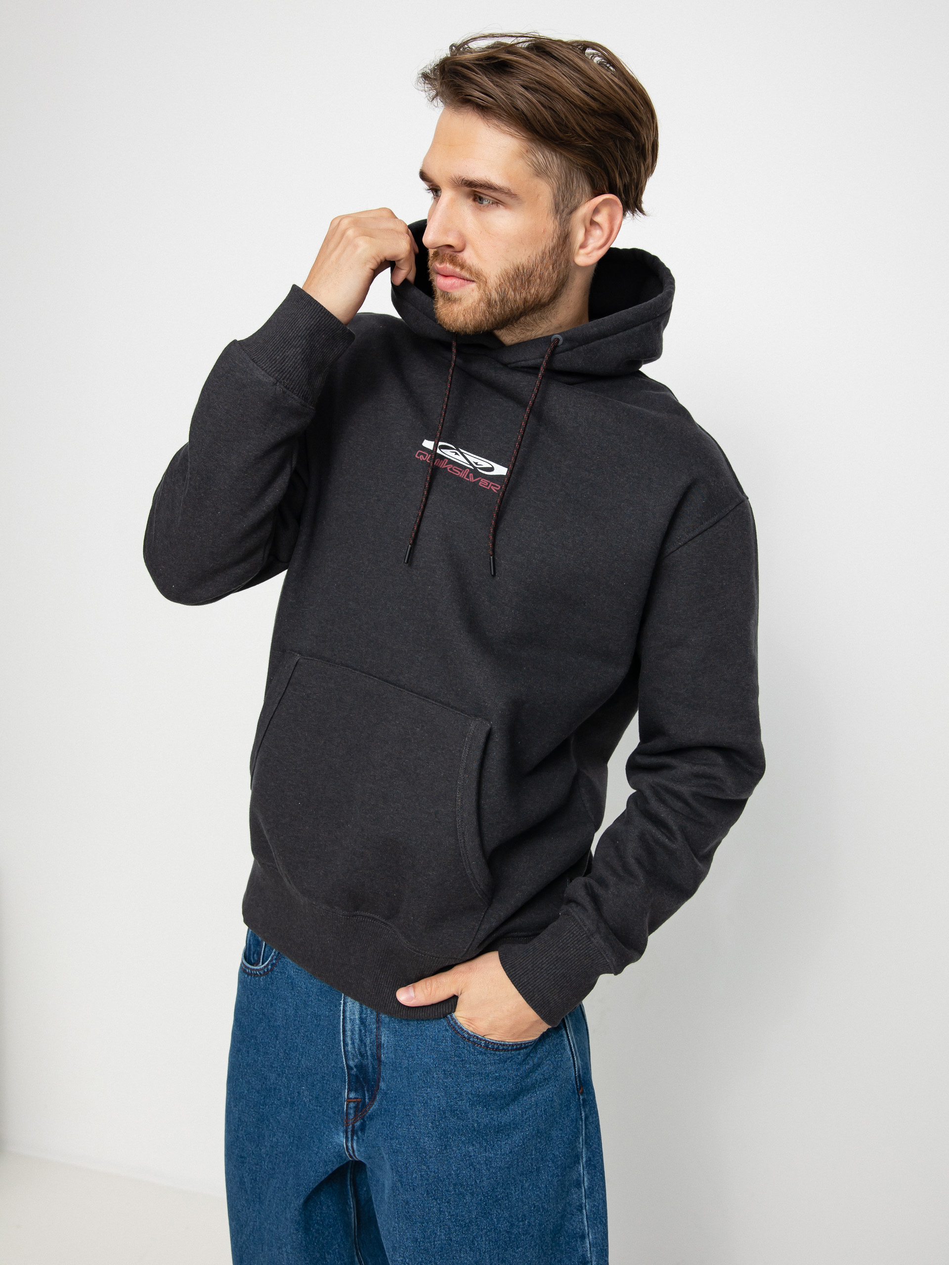 Bluza z kapturem Quiksilver Sunny Peaks HD (phantom heather)