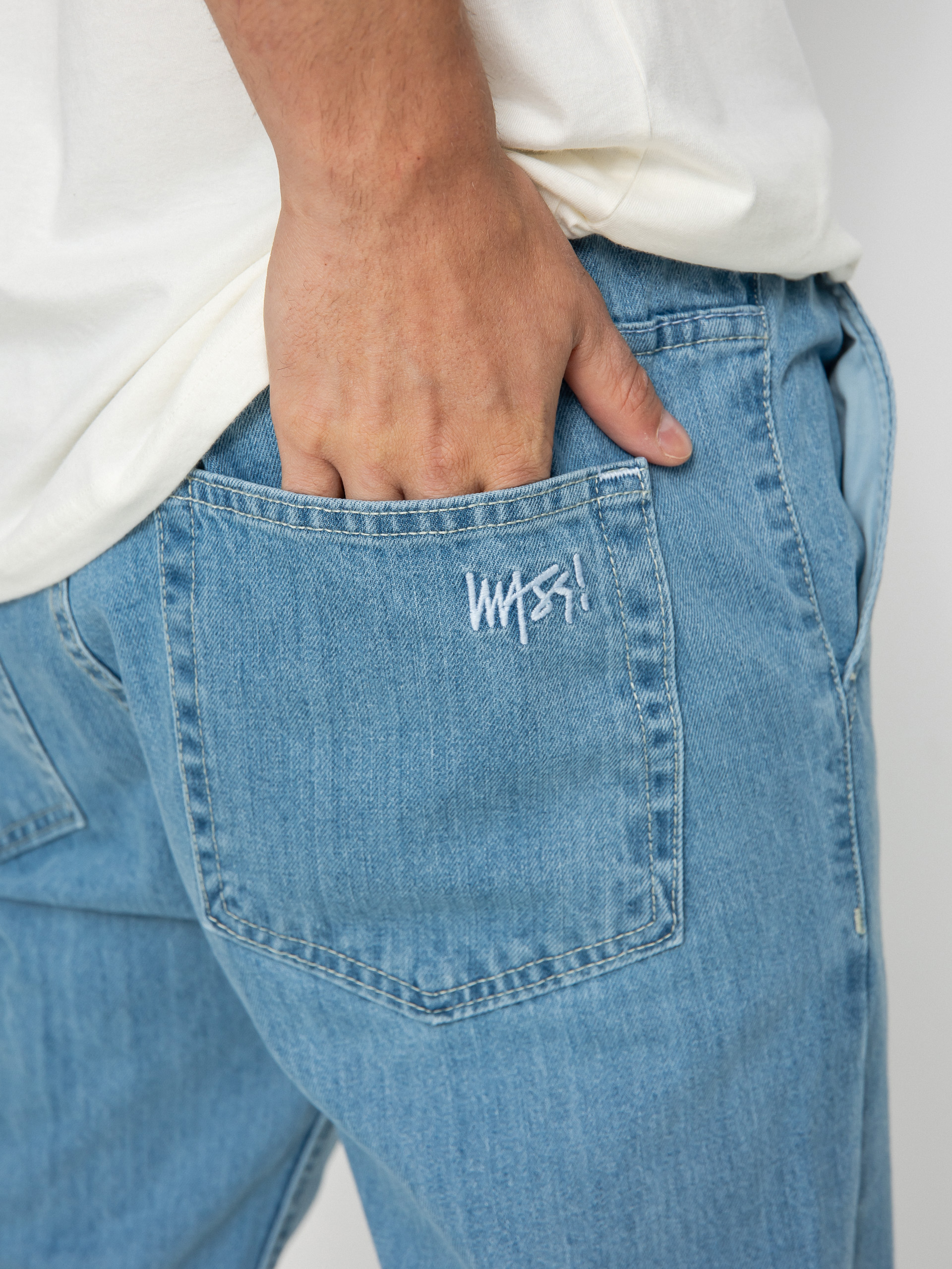 【massnoun】23SS★ STAR LOGO JOGGER PANTS MUSINSA | MASSNOUN Star Logo Jogger Pants MSHTP001-BL