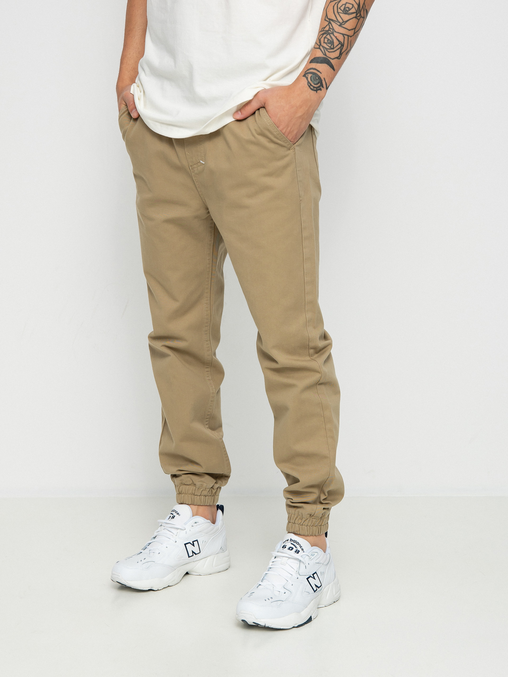 Spodnie MassDnm Signature 2.0 Joggers Sneaker Fit (beige)