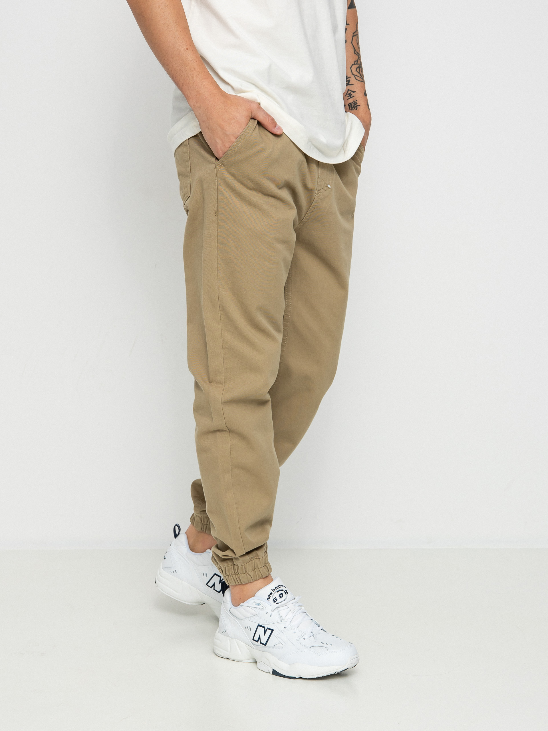 Spodnie MassDnm Signature 2.0 Joggers Sneaker Fit (beige)