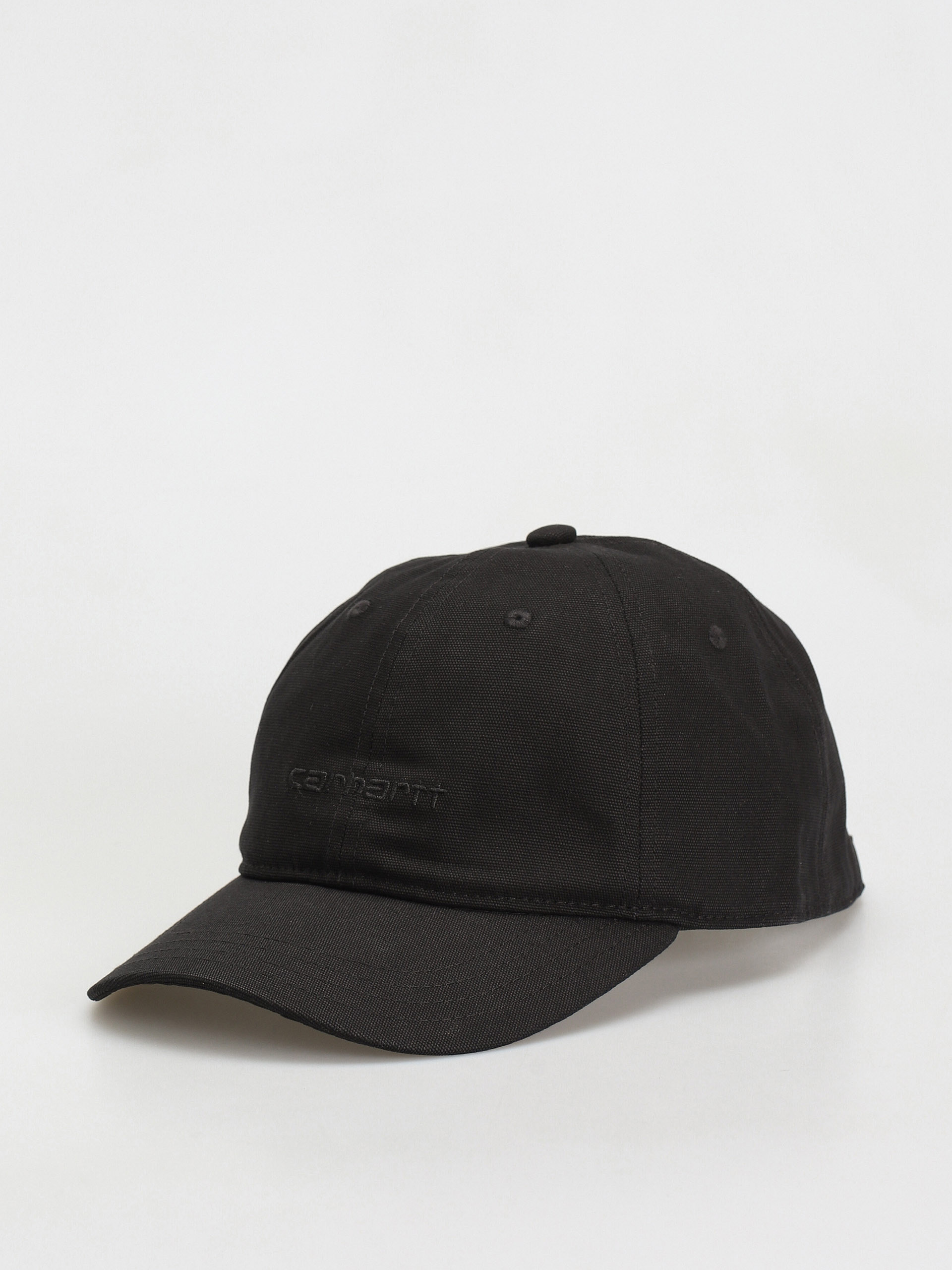 Czapka z daszkiem Carhartt WIP Canvas Script (black/black)