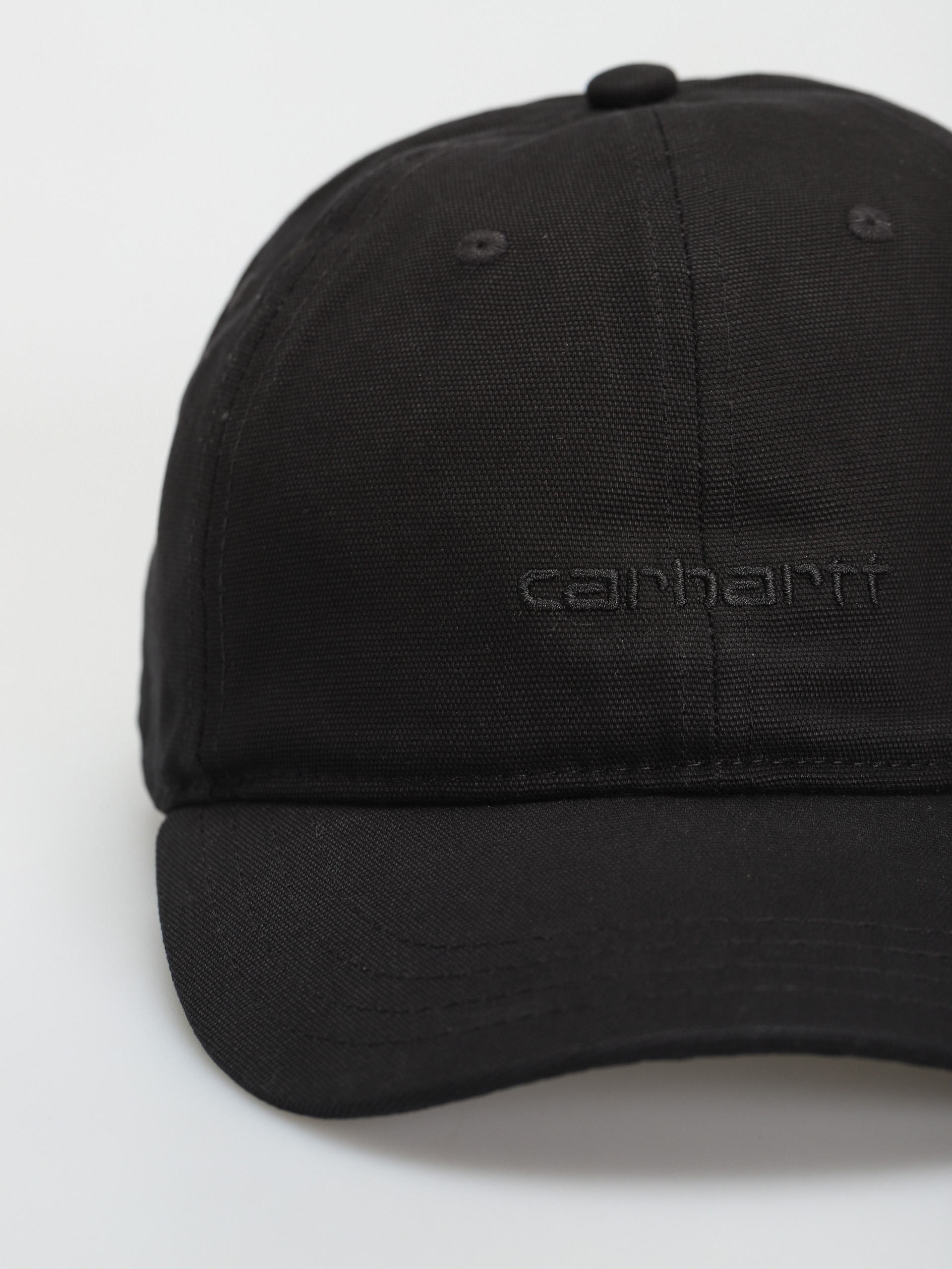 Czapka z daszkiem Carhartt WIP Canvas Script (black/black)