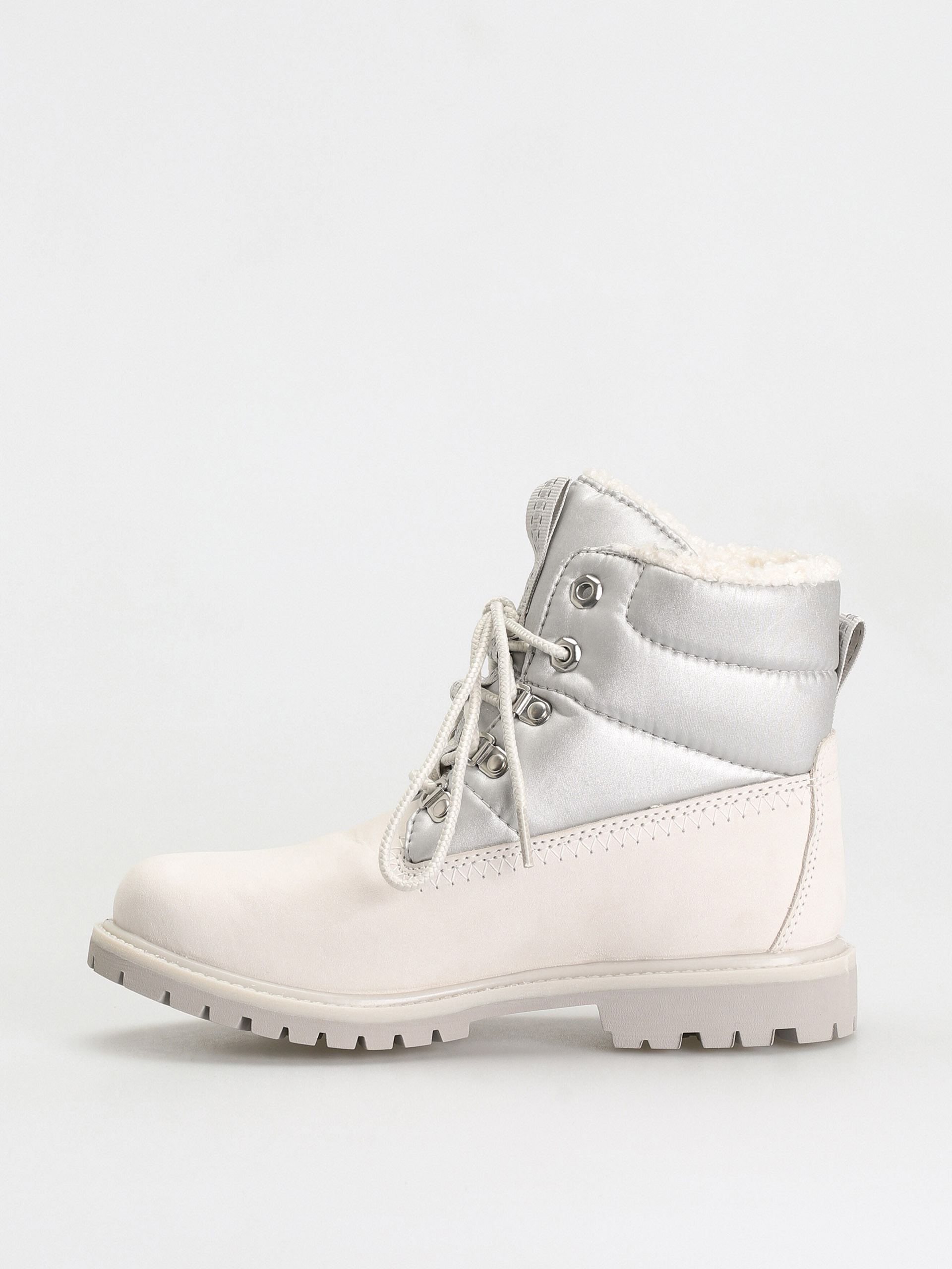 Buty Timberland 6 Prem Puffer Bt Wp Wmn (white nubuck/silver)