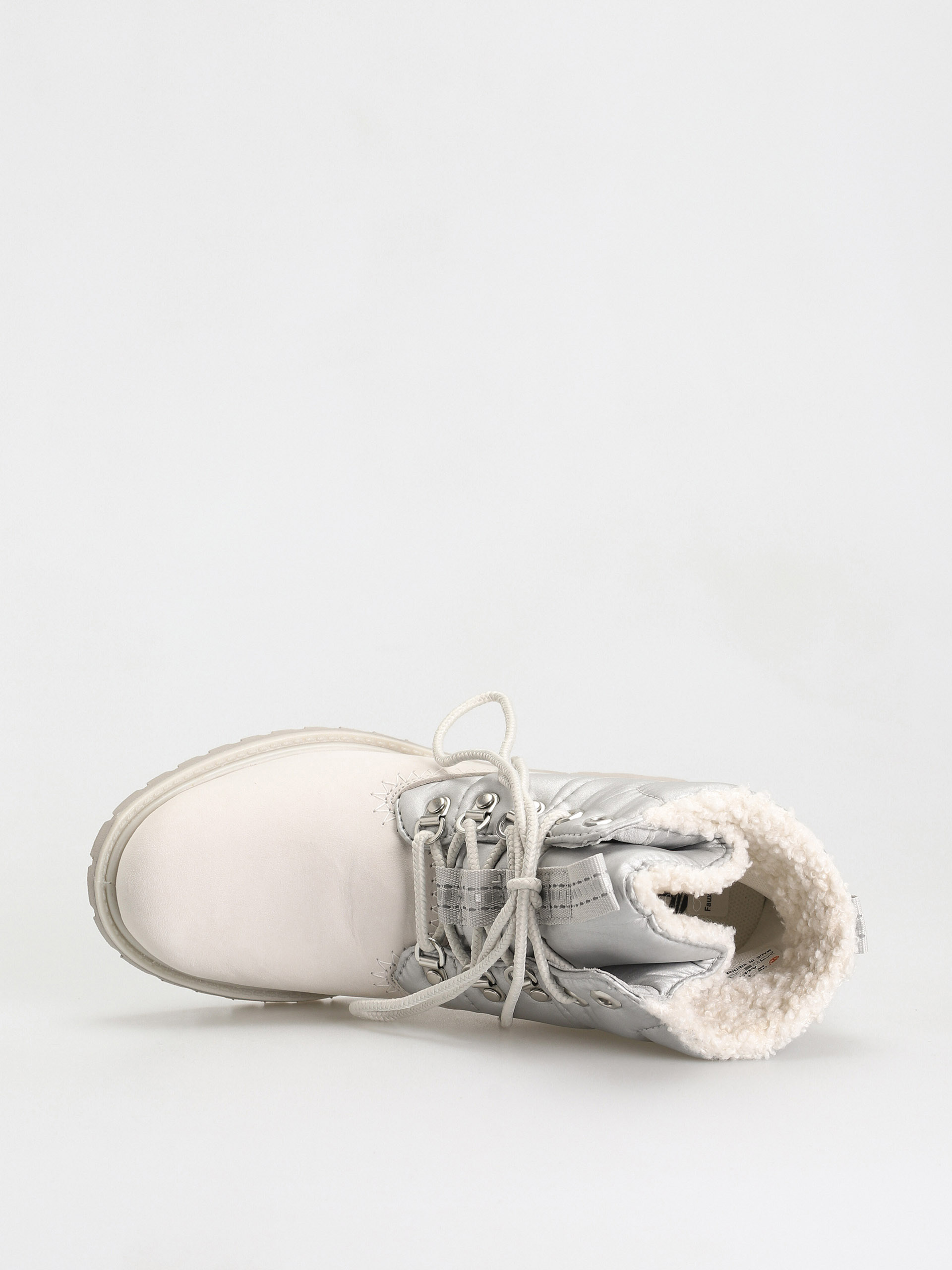 Buty Timberland 6 Prem Puffer Bt Wp Wmn (white nubuck/silver)