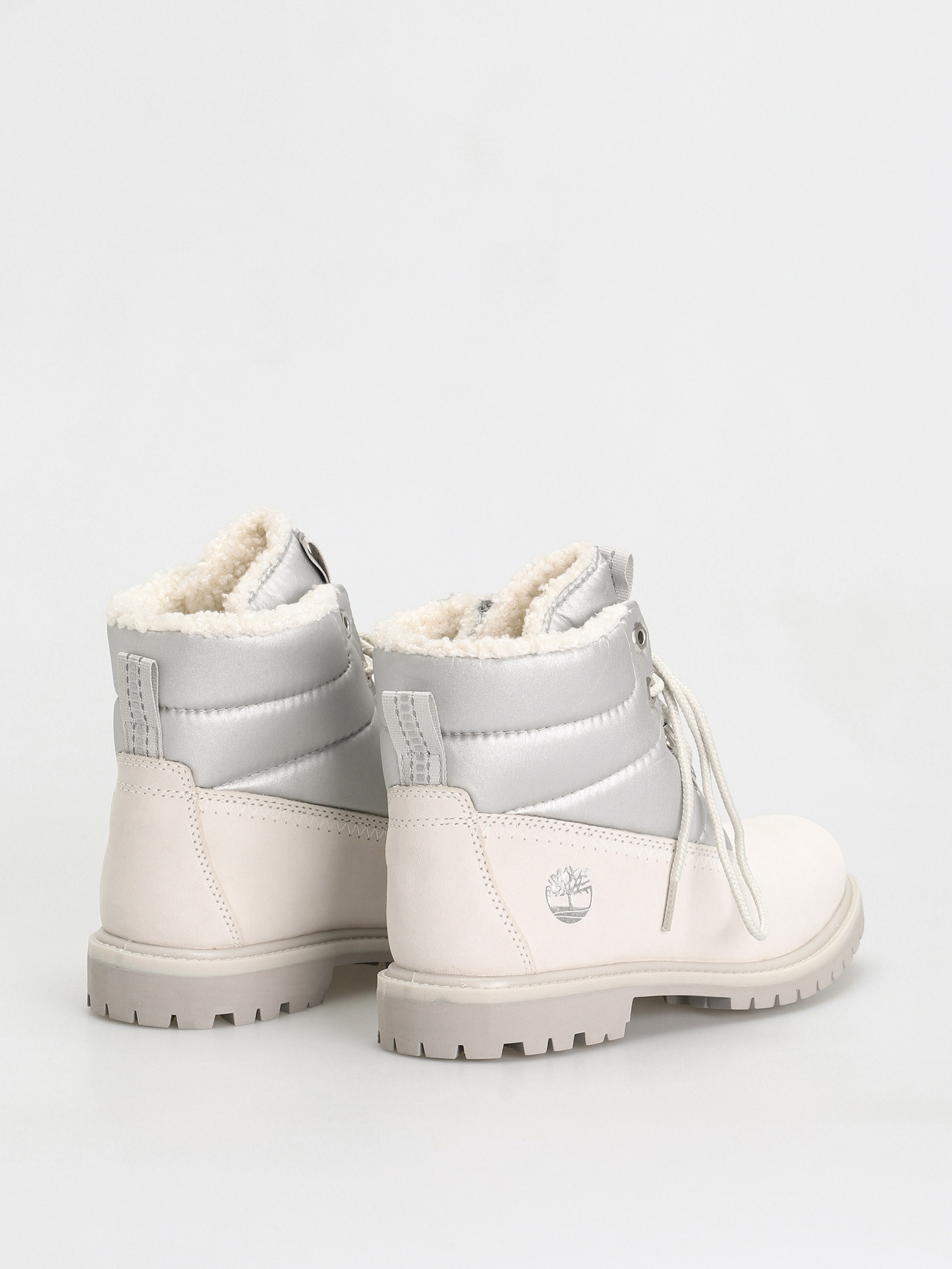 Buty Timberland 6 Prem Puffer Bt Wp Wmn (white nubuck/silver)