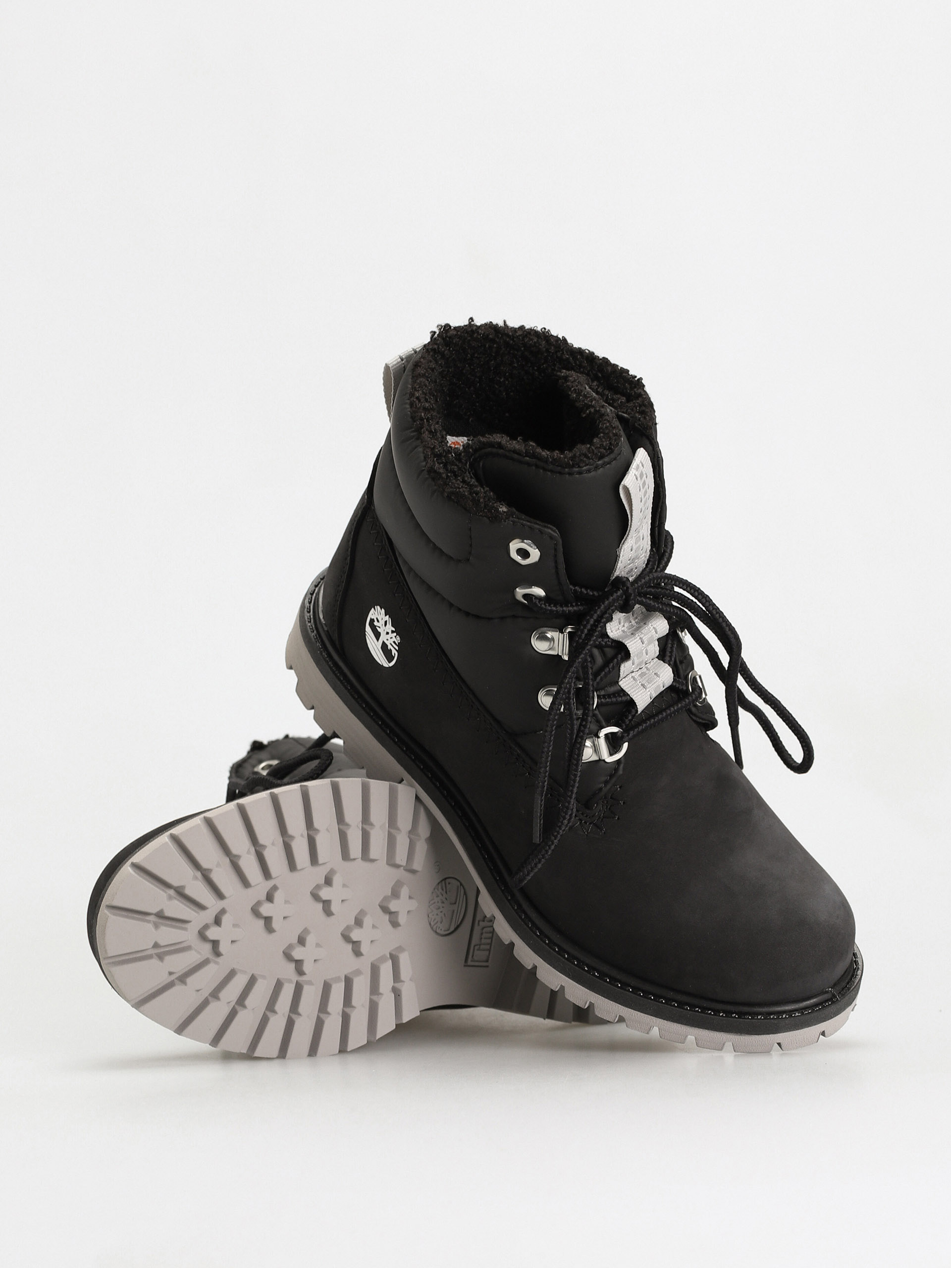 Buty Timberland 6 Prem Puffer Bt Wp Wmn (black nubuck/silver)