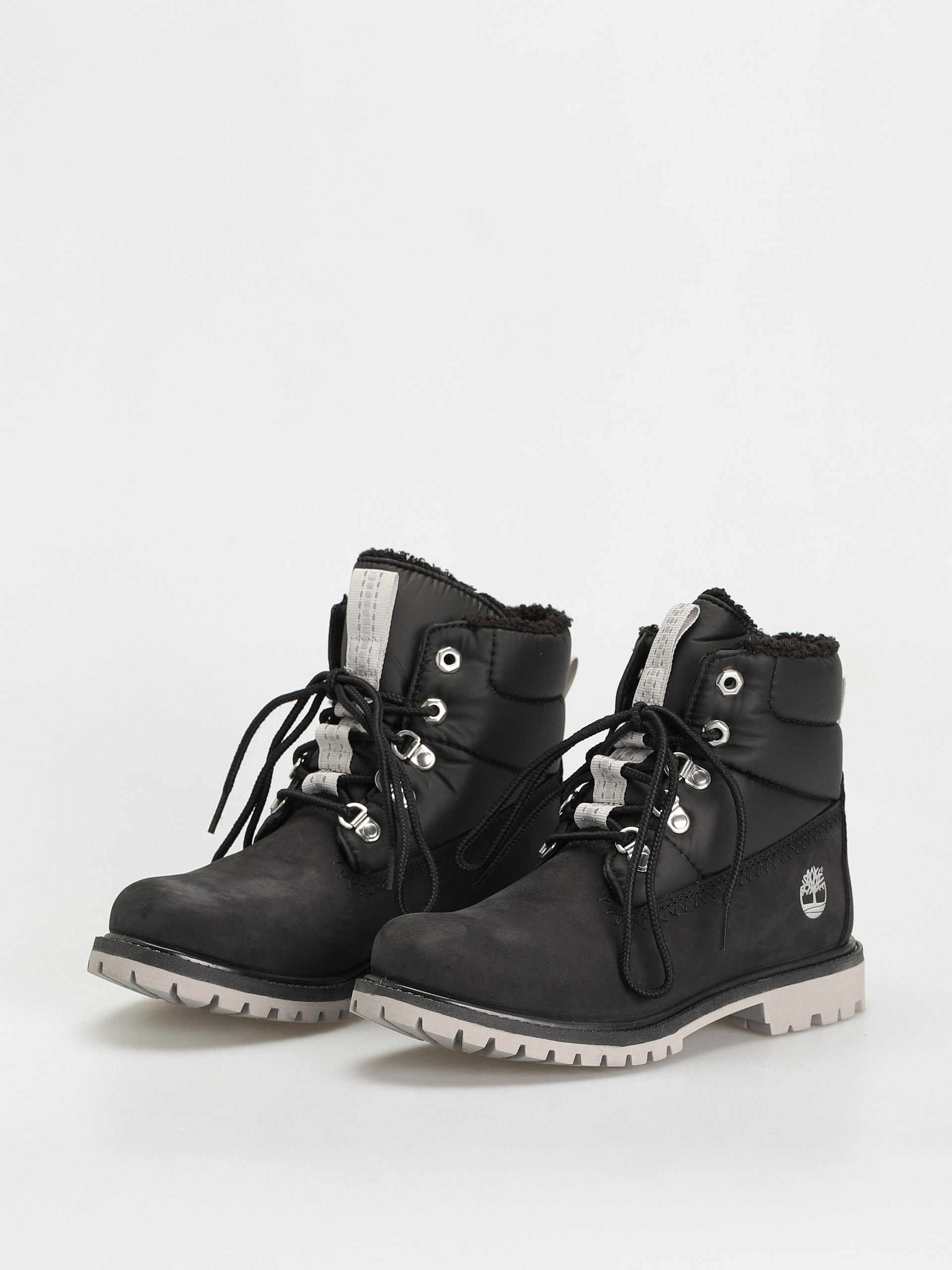 Buty Timberland 6 Prem Puffer Bt Wp Wmn (black nubuck/silver)