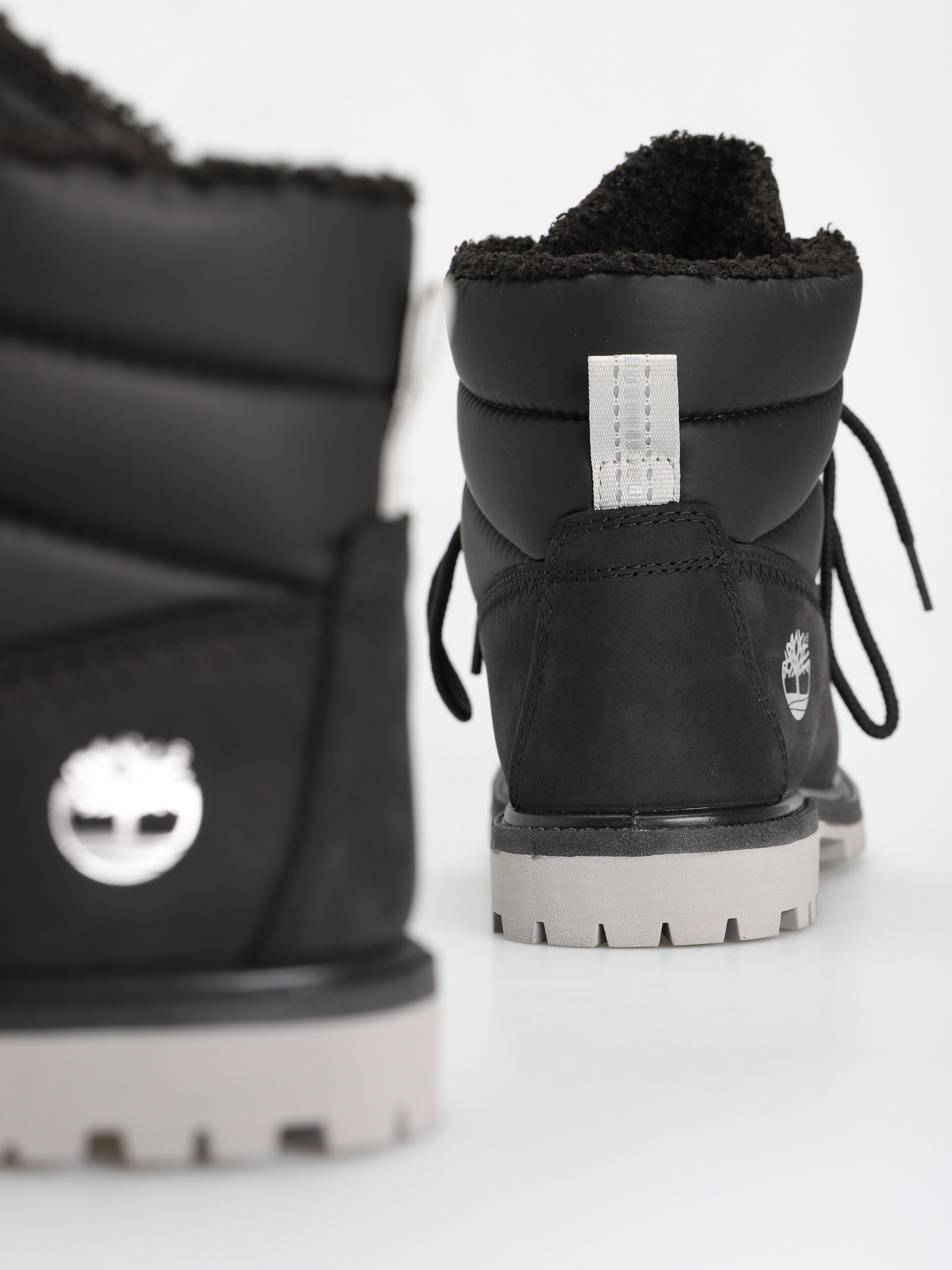 Buty Timberland 6 Prem Puffer Bt Wp Wmn (black nubuck/silver)