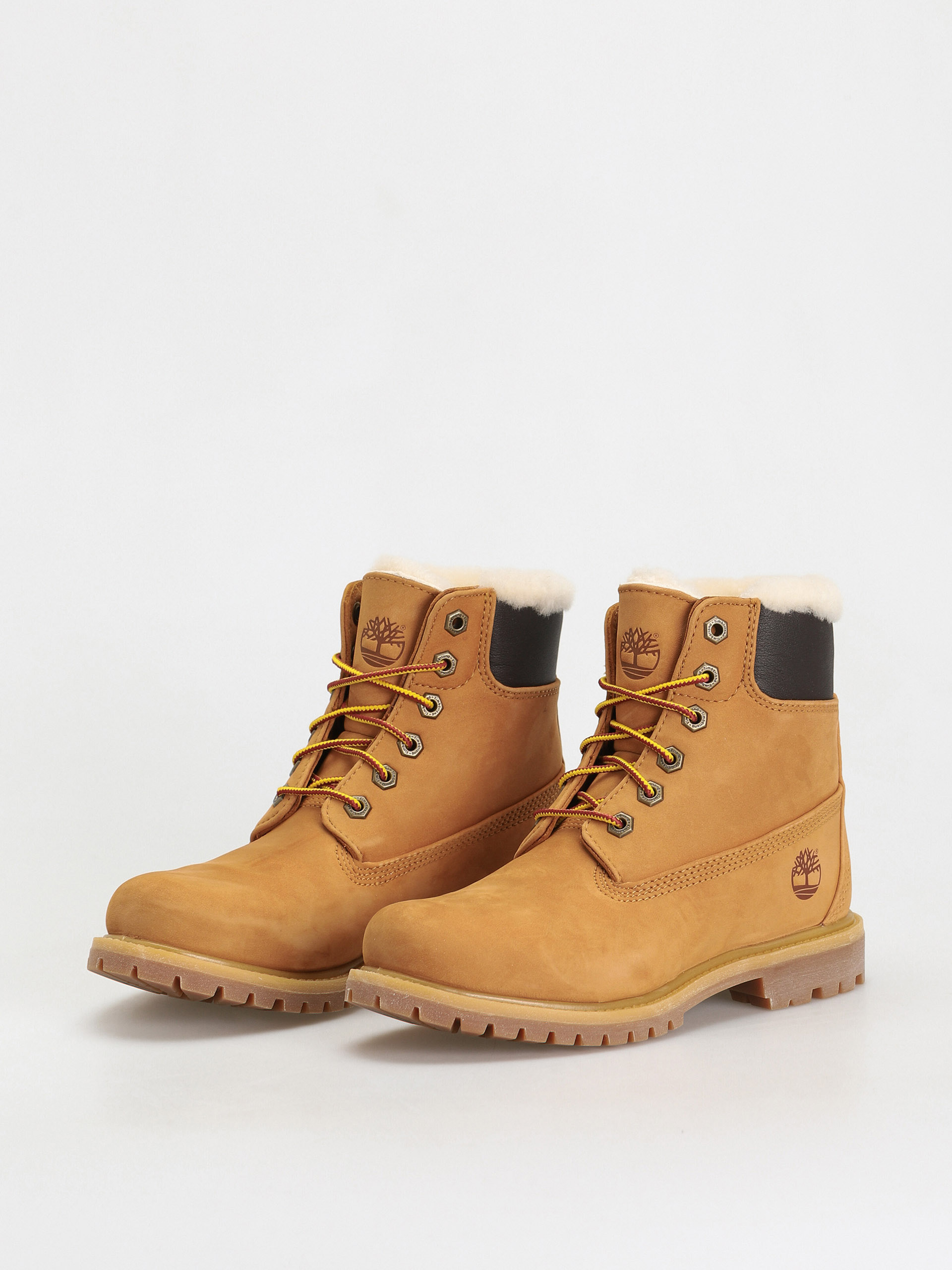 Buty Timberland 6In Premium Shearling Wmn (wheat nubuck)