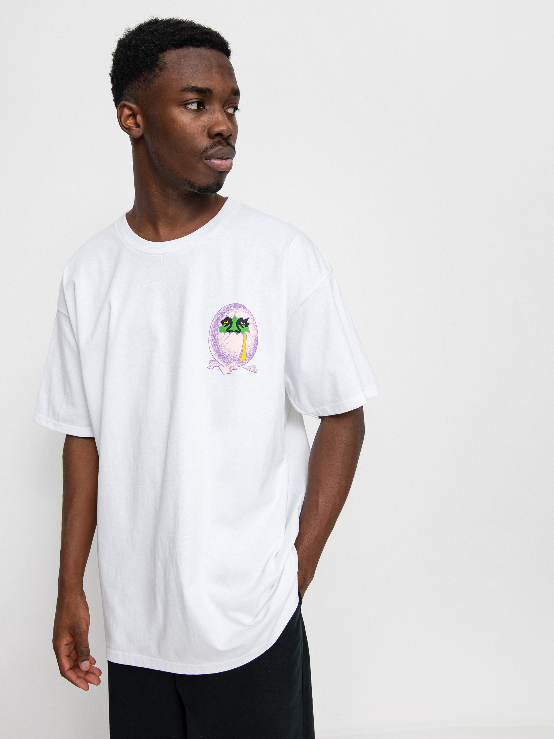T-shirt OBEY Broken Yolk (white)