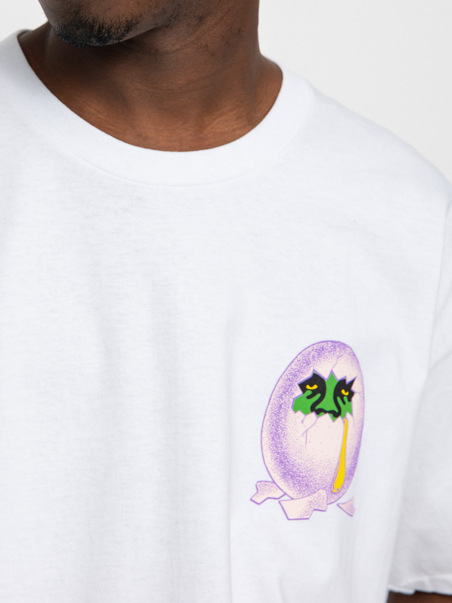 T-shirt OBEY Broken Yolk (white)